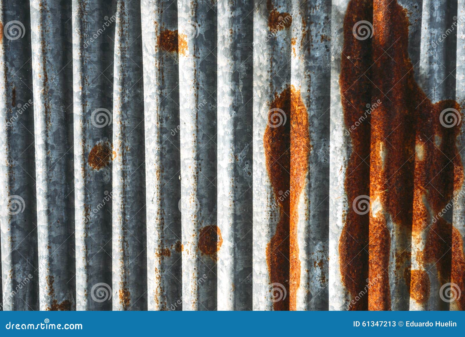 Grungy Metal Texture, Surface of Aged Rusty Iron Fence. Texture Stock