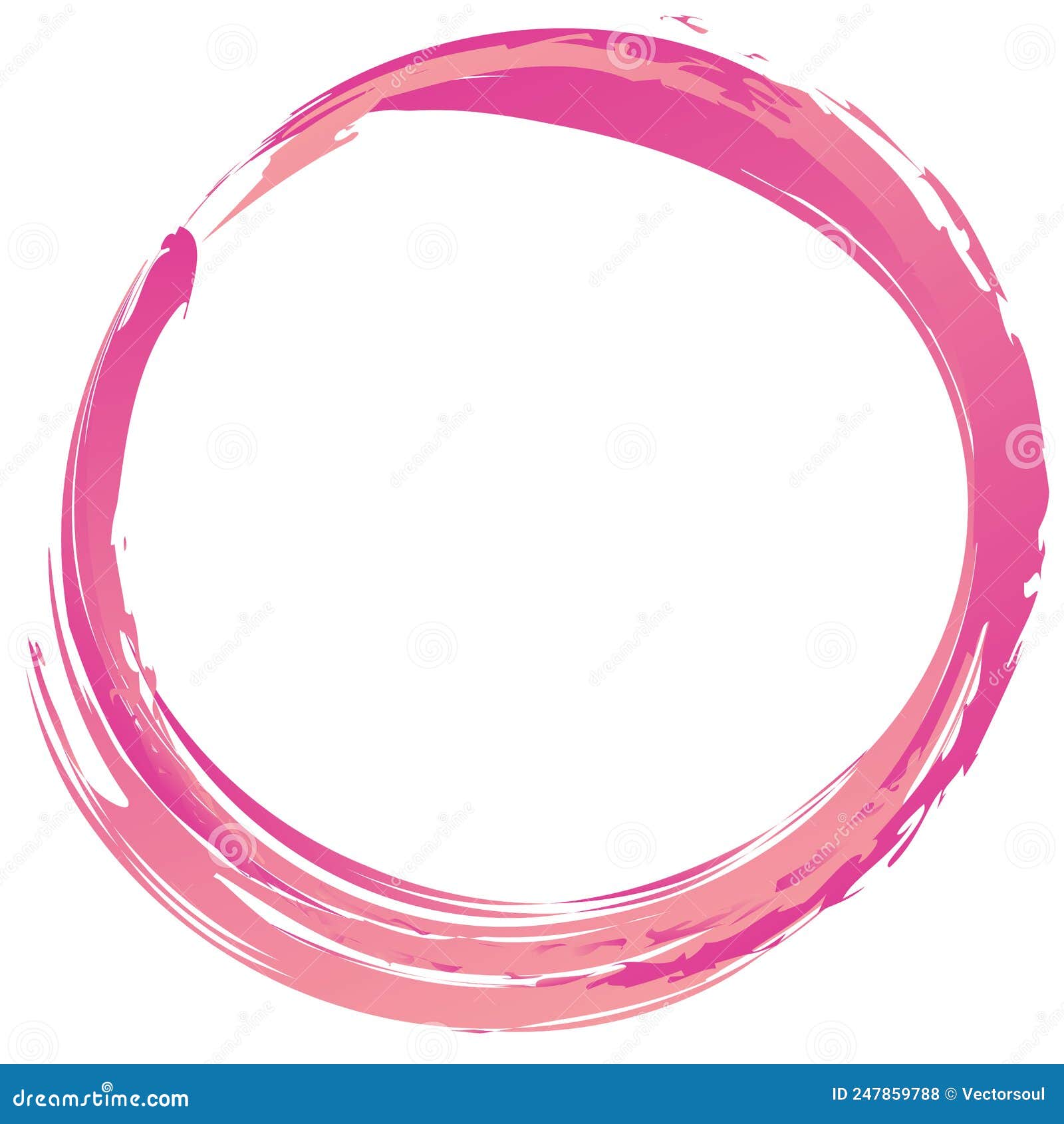 Grungy, Textured Circle Element. Circular Splatter Shape Stock Vector