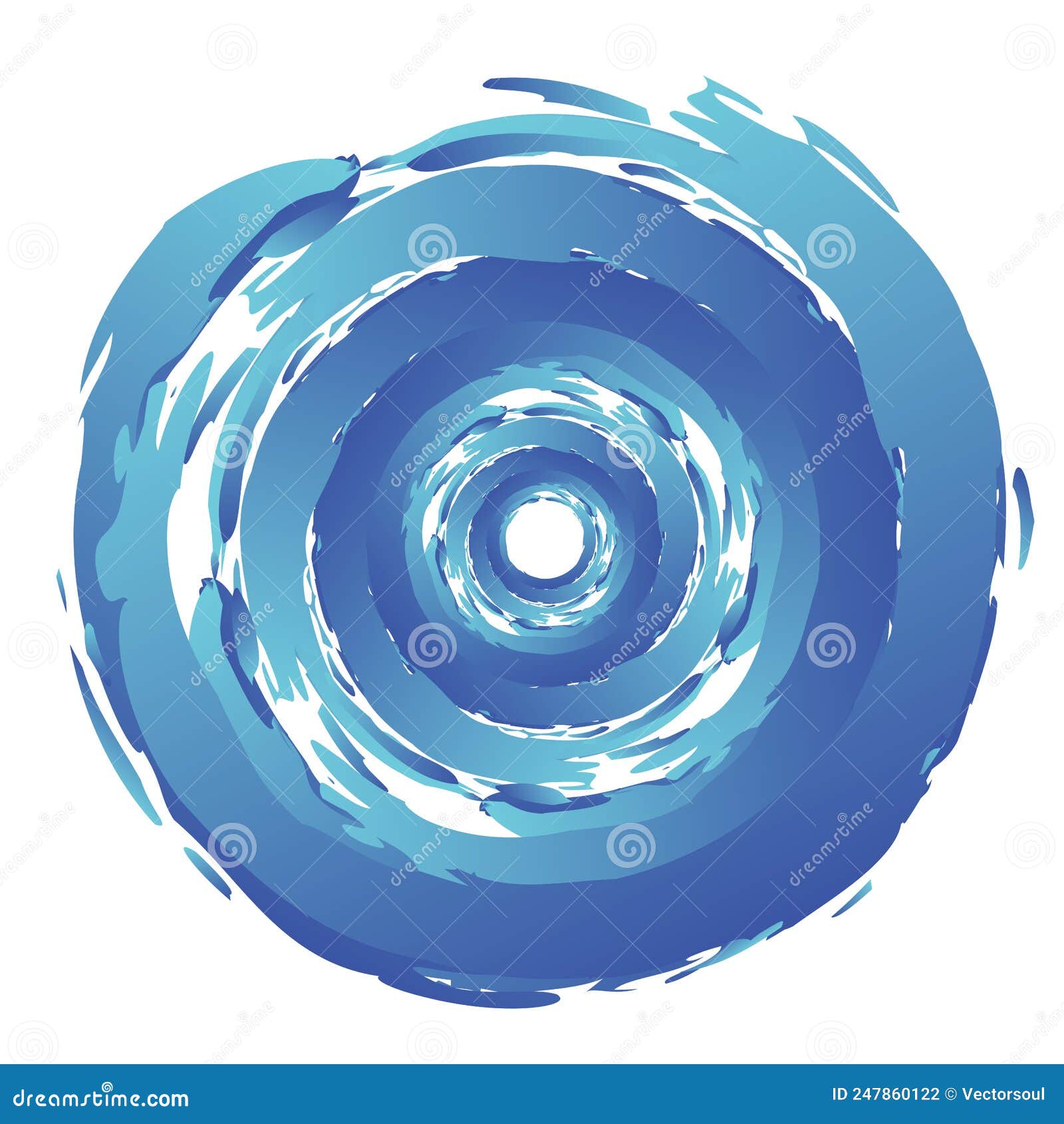 Grungy, Textured Circle Element. Circular Splatter Shape Stock Vector