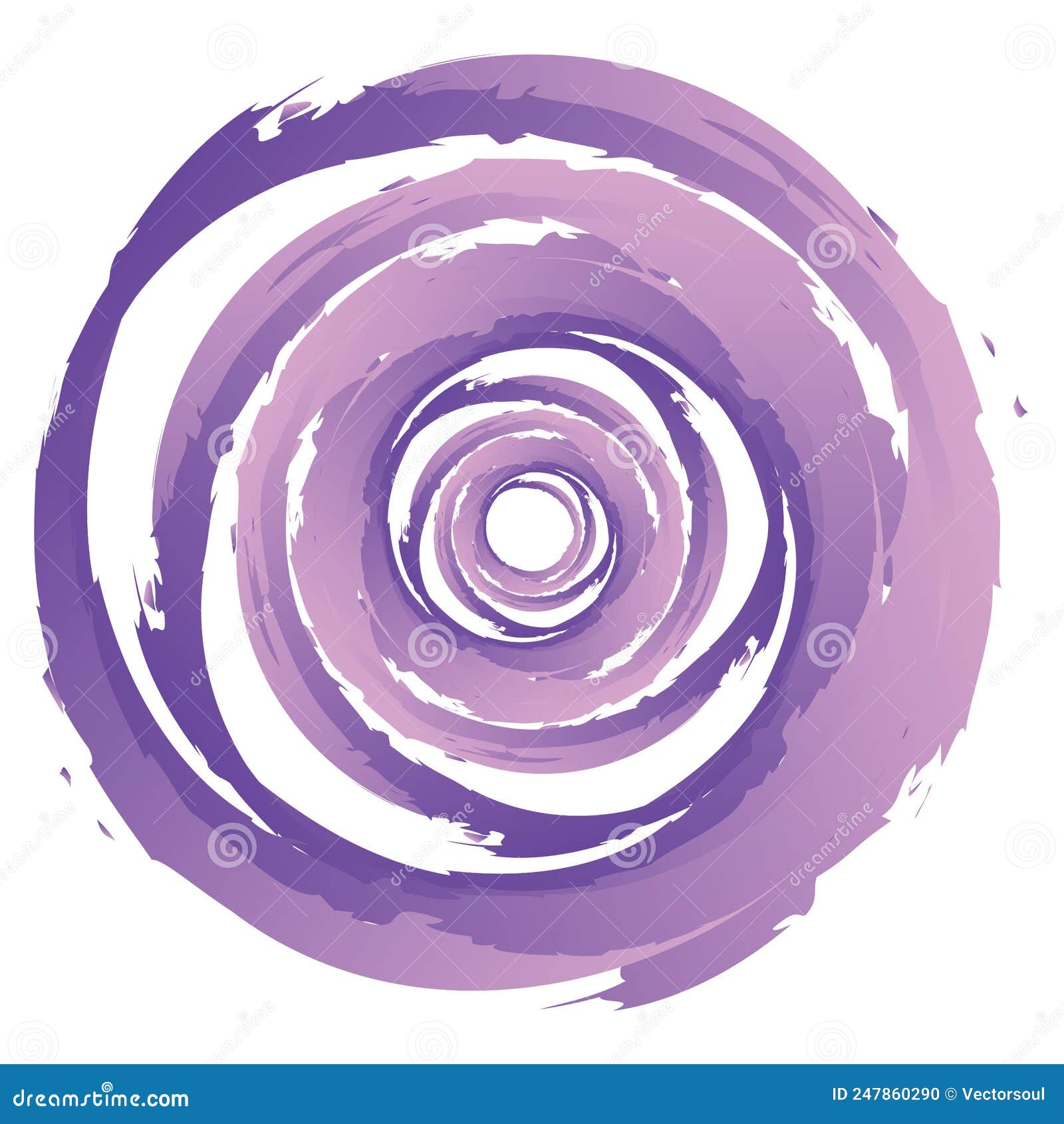 Grungy, Textured Circle Element. Circular Splatter Shape Stock Vector