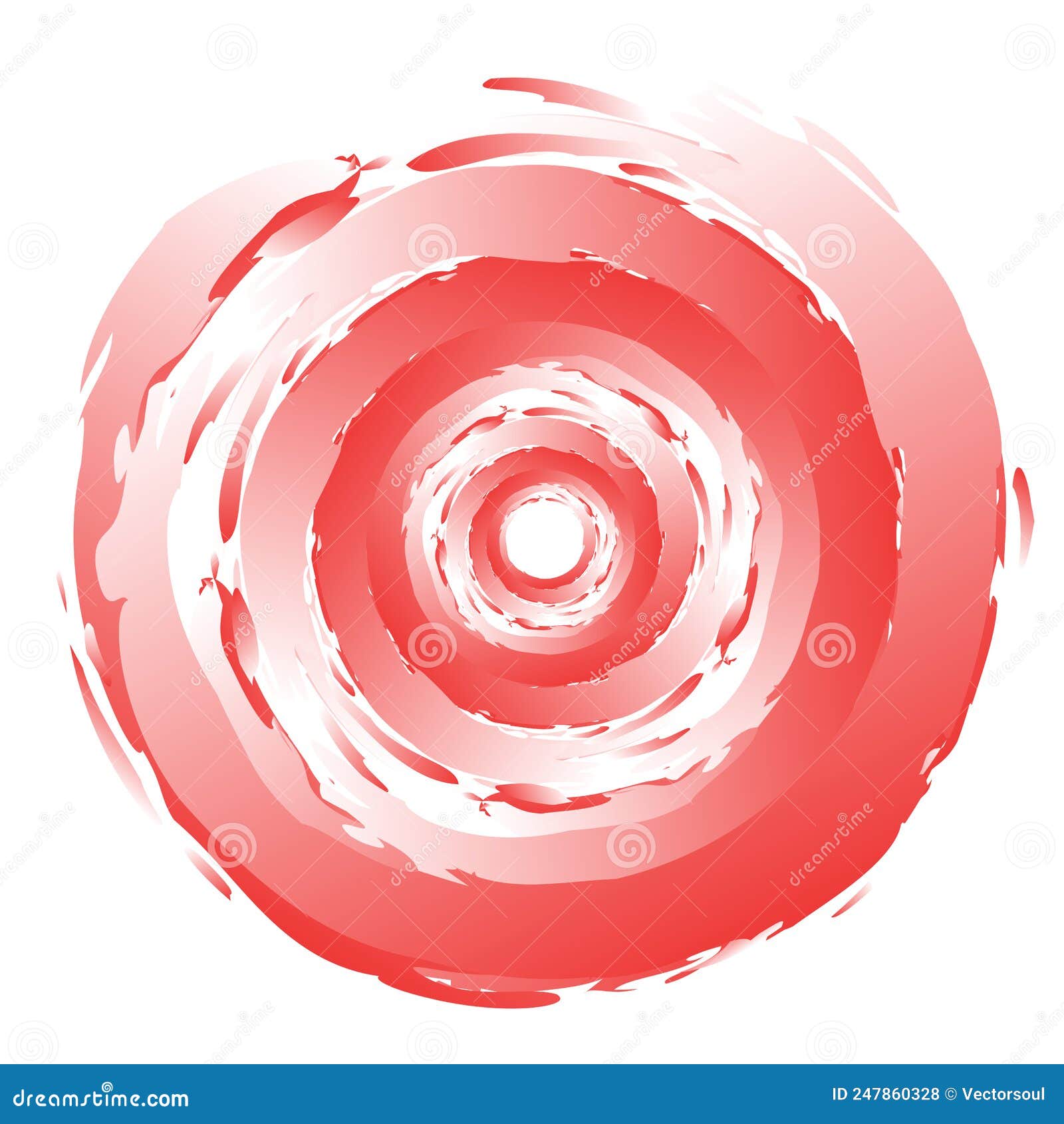 Grungy, Textured Circle Element. Circular Splatter Shape Stock Vector