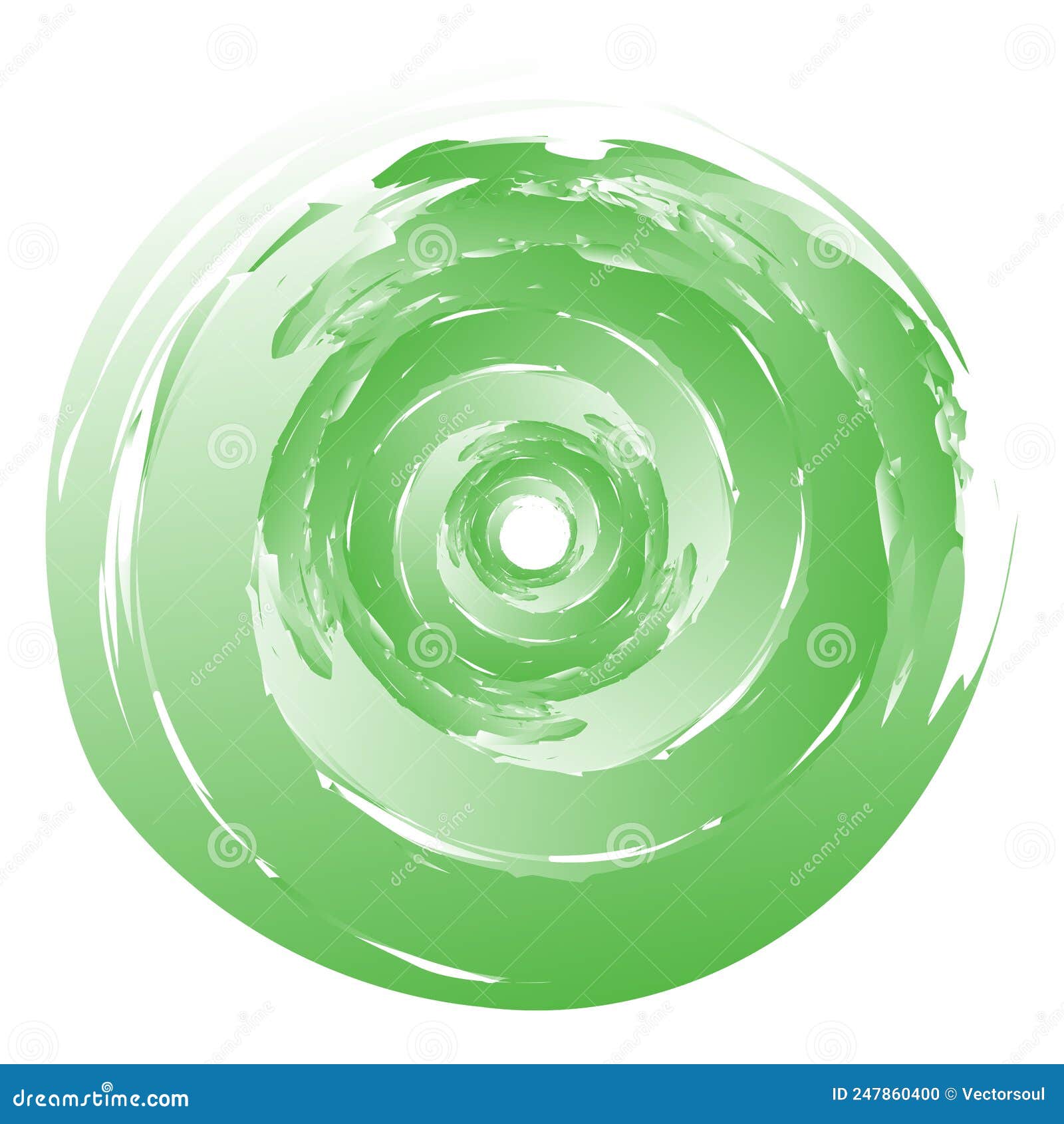 Grungy, Textured Circle Element. Circular Splatter Shape Stock Vector