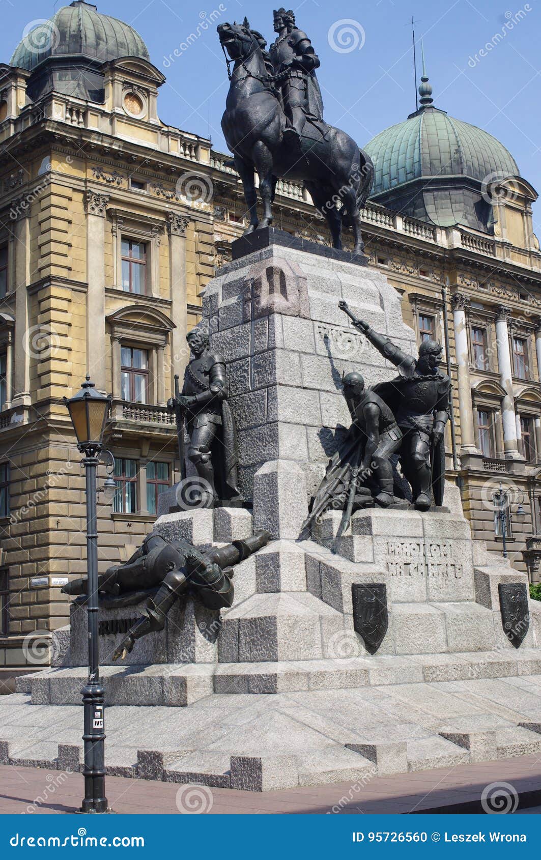 Grunwald Monument in Krakow, Poland Stock Photo Image of antique