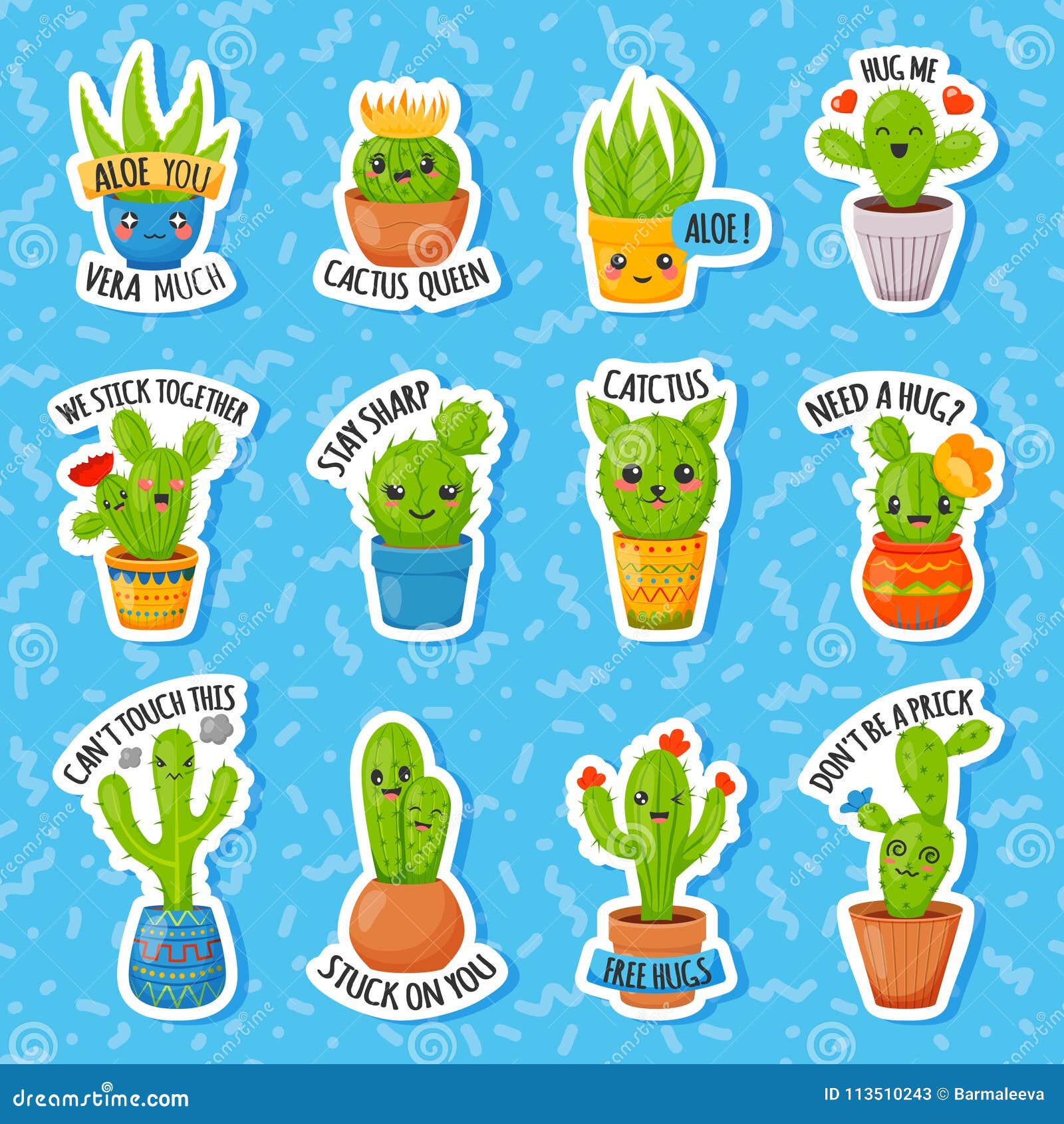 Grupo Bonito Do Kawaii Dos Desenhos Animados De Planta, De Plantas Carnudas  Do Cacto E De Flores Com Projeto Liso Das Caras Engra Ilustração Stock -  Ilustração de cactos, jogo: 102184516