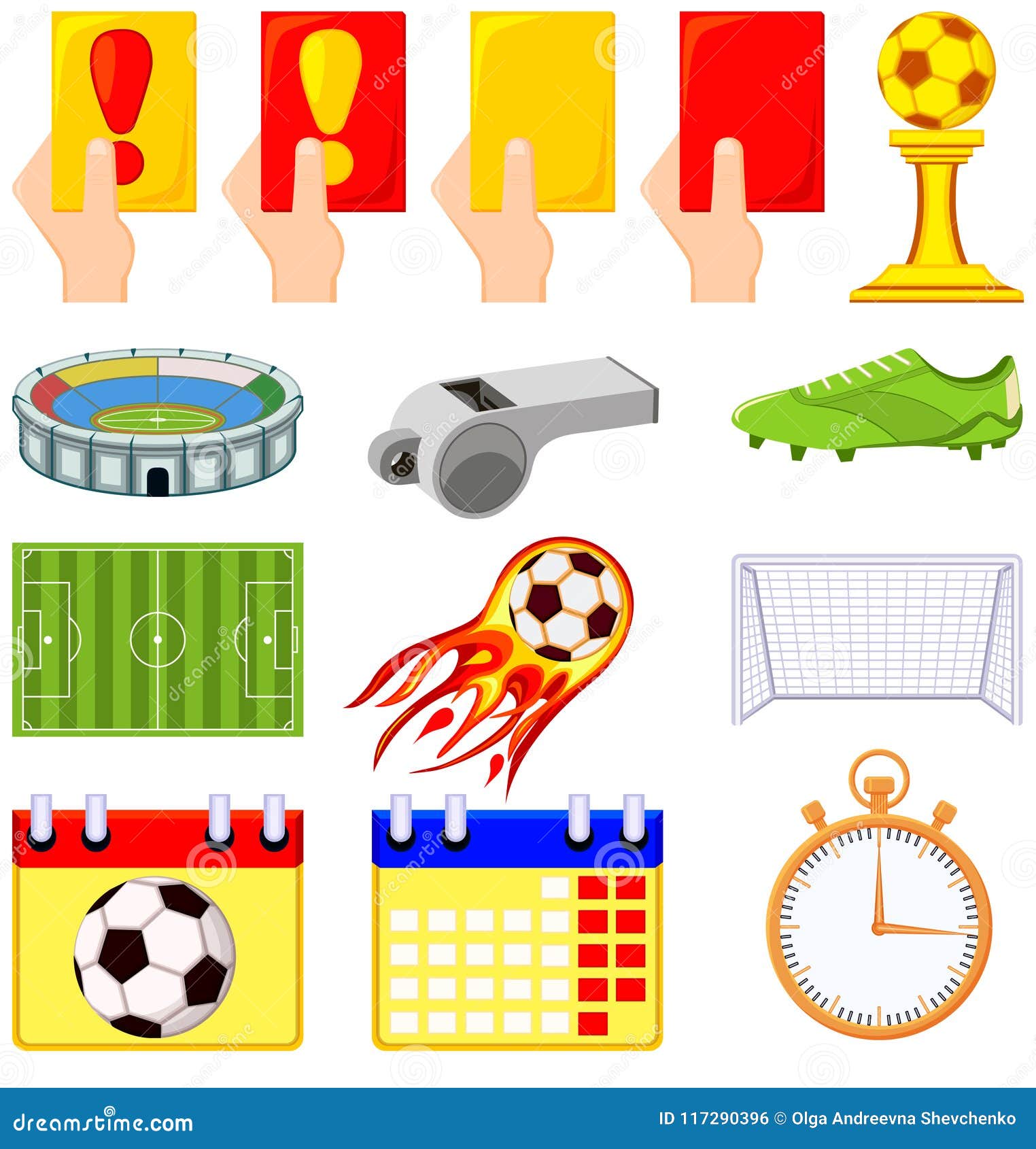 ilustração de ícone de vetor dos desenhos animados jogo de futebol