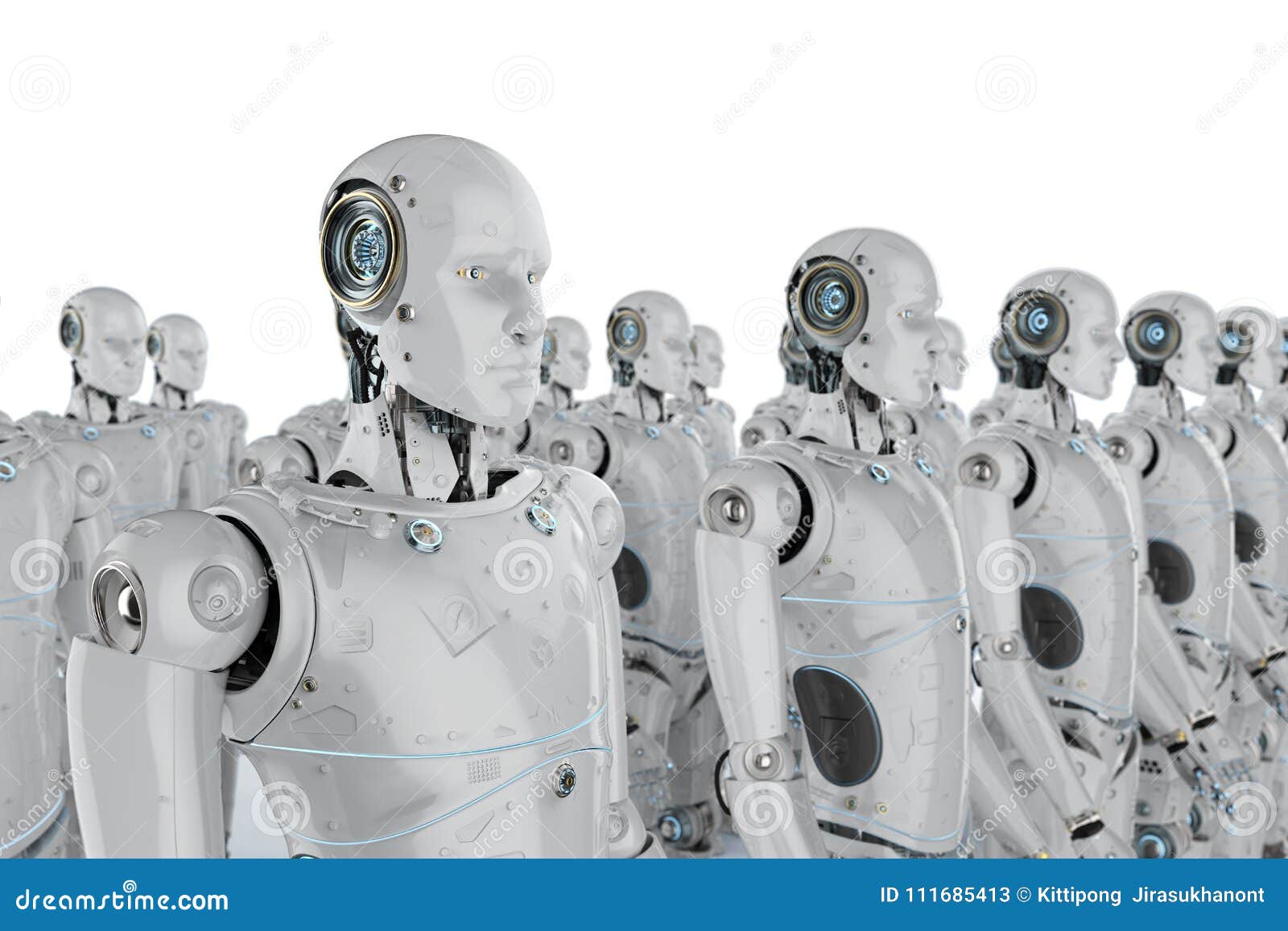 Favor Entrelazamiento Bisagra Grupo de robots stock de ilustración. Ilustración de cibernético - 111685413