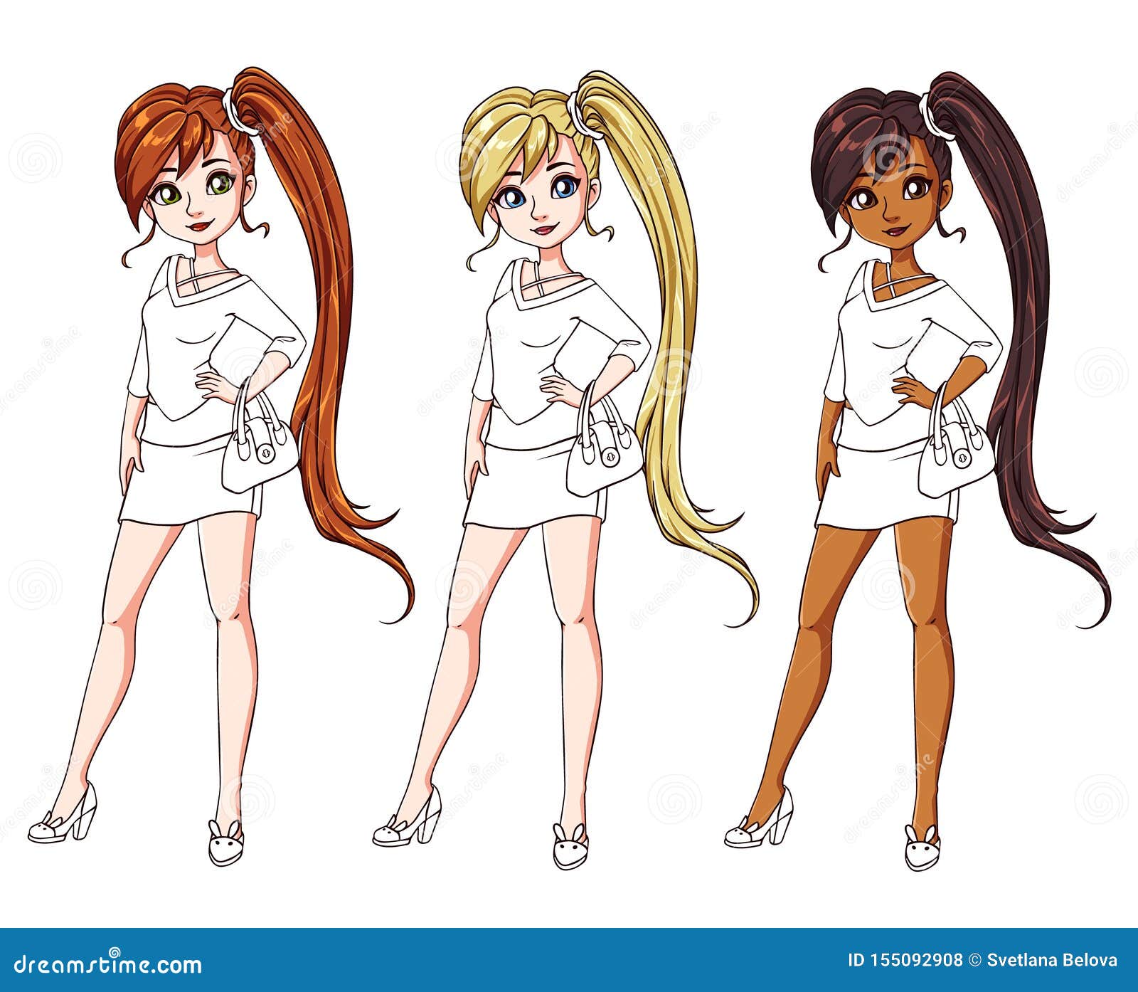 Grupo De Tres Chicas Diferentes Usando Camisa Y Falda Cuerpo Coloreado Con Traje Blanco Dibujo Gráfico Dibujado a Mano Puede Ser Ilustración del Vector - Ilustración de bolso, lindo: 155092908 Grupo De Tres Chicas Diferentes Usando Camisa Y Falda Cuerpo Coloreado Con Traje Blanco Dibujo Gráfico Dibujado a Mano Puede Ser Ilustración del Vector - Ilustración de bolso, lindo: 155092908