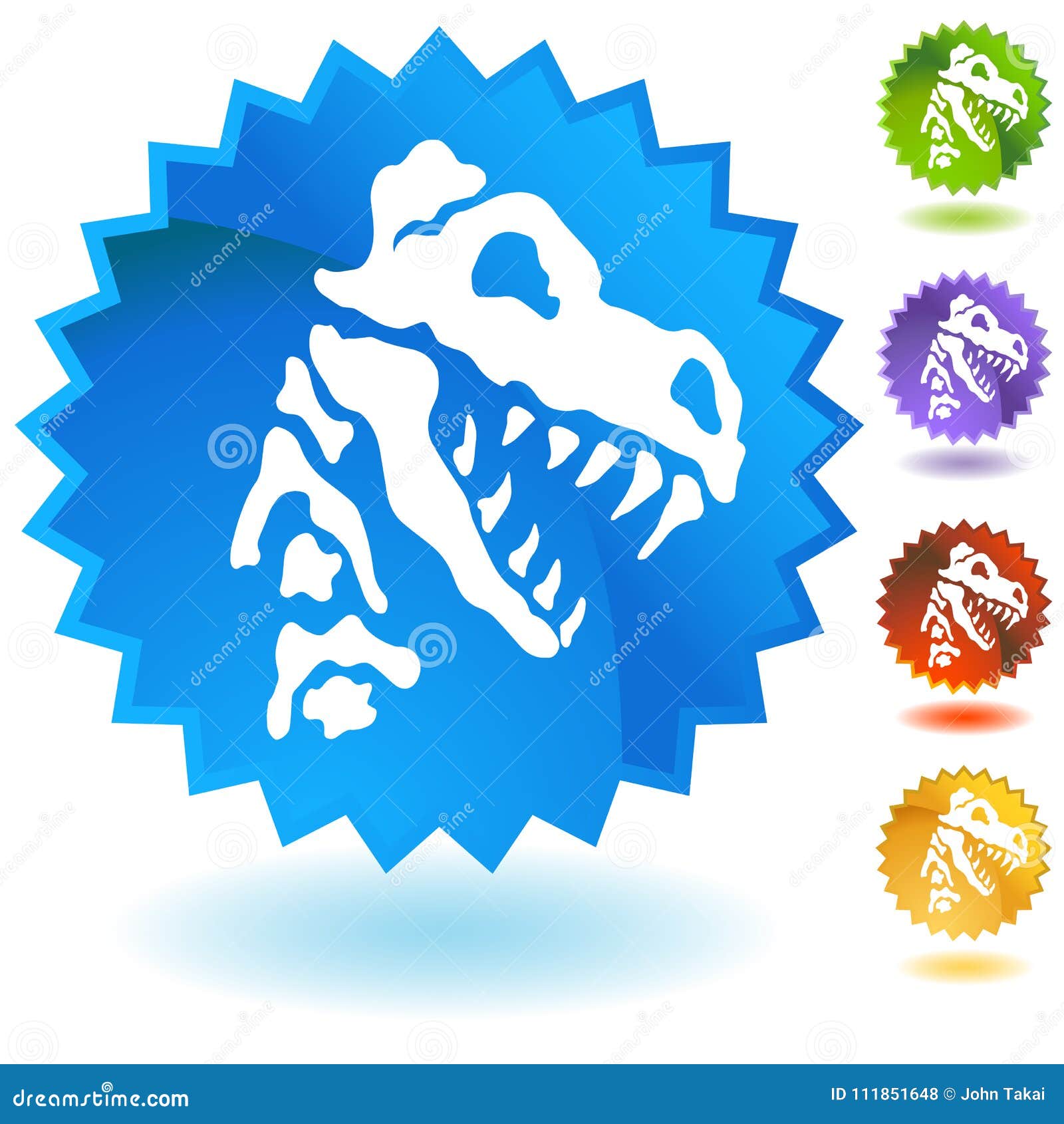 Dinossauro Roxo Com Ilustração De Cauda De Espinhos Royalty Free SVG,  Cliparts, Vetores, e Ilustrações Stock. Image 45533235