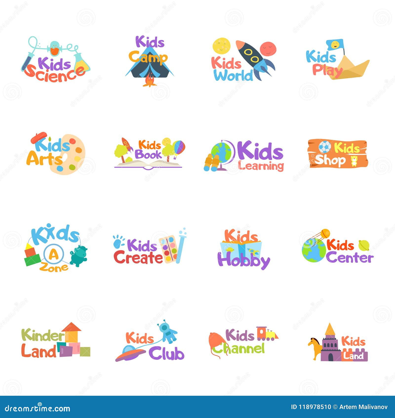 Desenho De Símbolos De Criança Para Jogos Para Design De Crianças