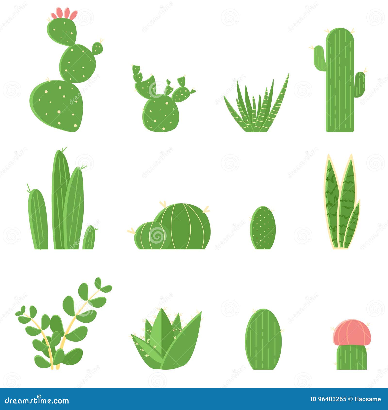 Grupo Bonito Do Kawaii Dos Desenhos Animados De Planta, De Plantas Carnudas  Do Cacto E De Flores Com Projeto Liso Das Caras Engra Ilustração Stock -  Ilustração de cactos, jogo: 102184516