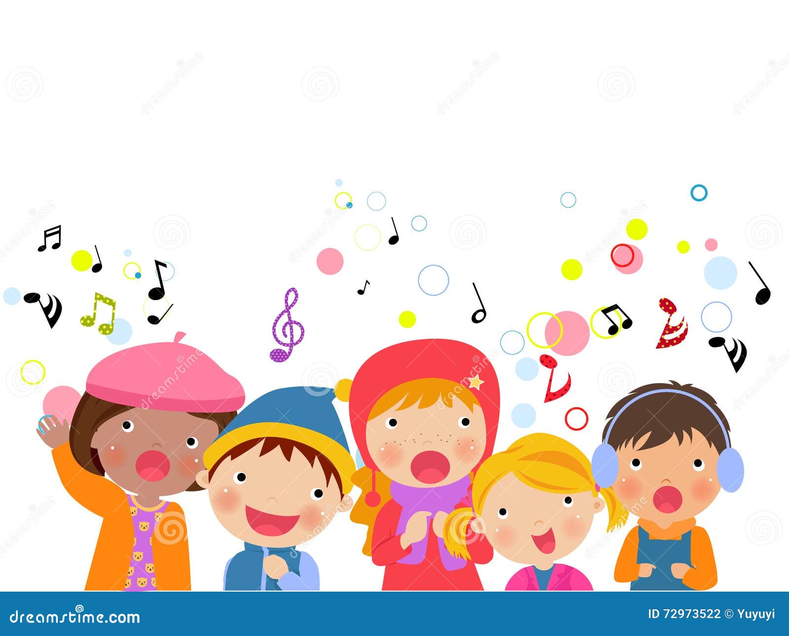Canzoni Di Natale Bambini.Gruppo Di Canzoni Di Natale Di Canto Del Coro Dei Bambini Illustrazione Vettoriale Illustrazione Di Bambini Gruppo 72973522