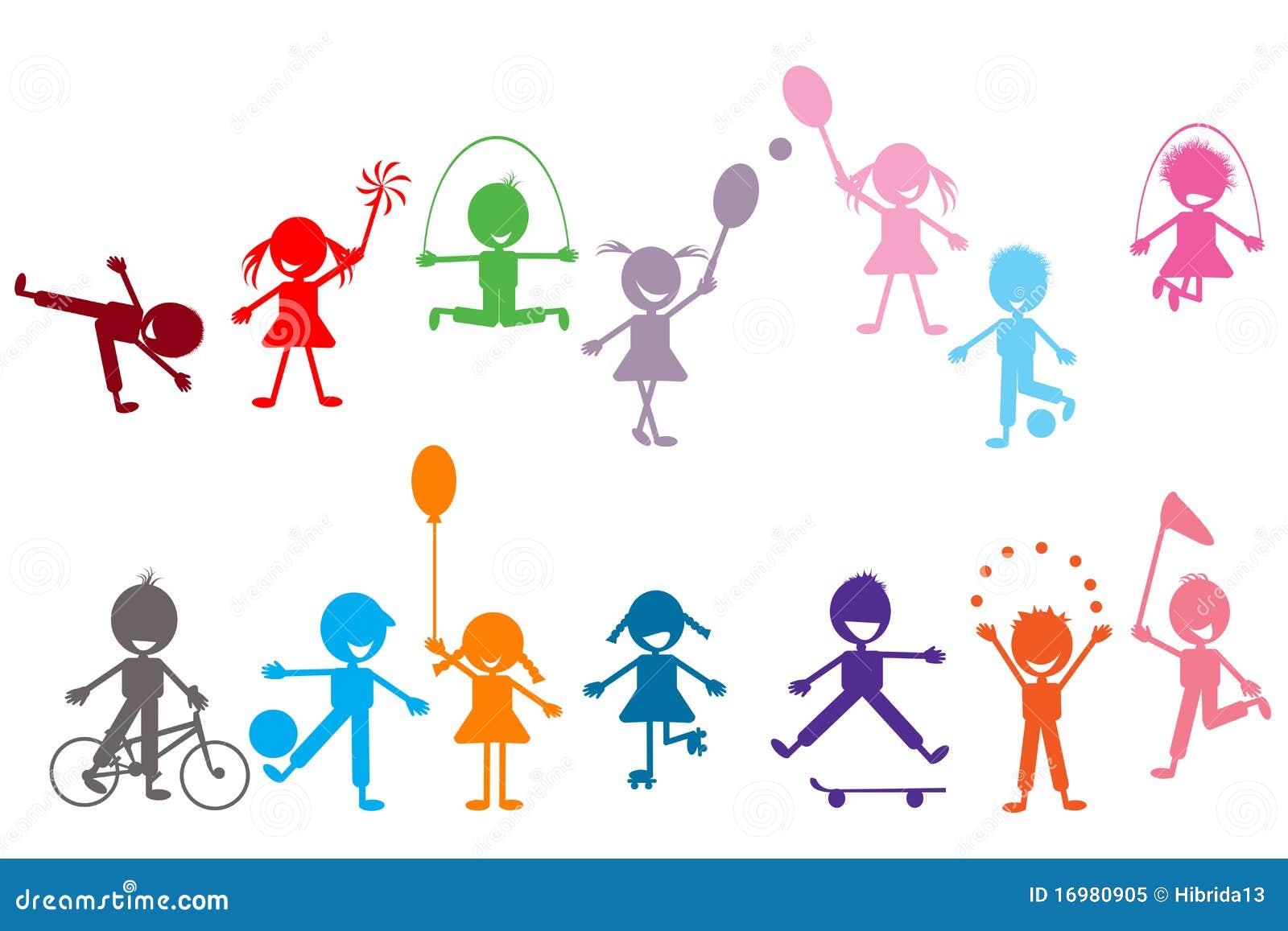 Gruppo di gioco dei bambini