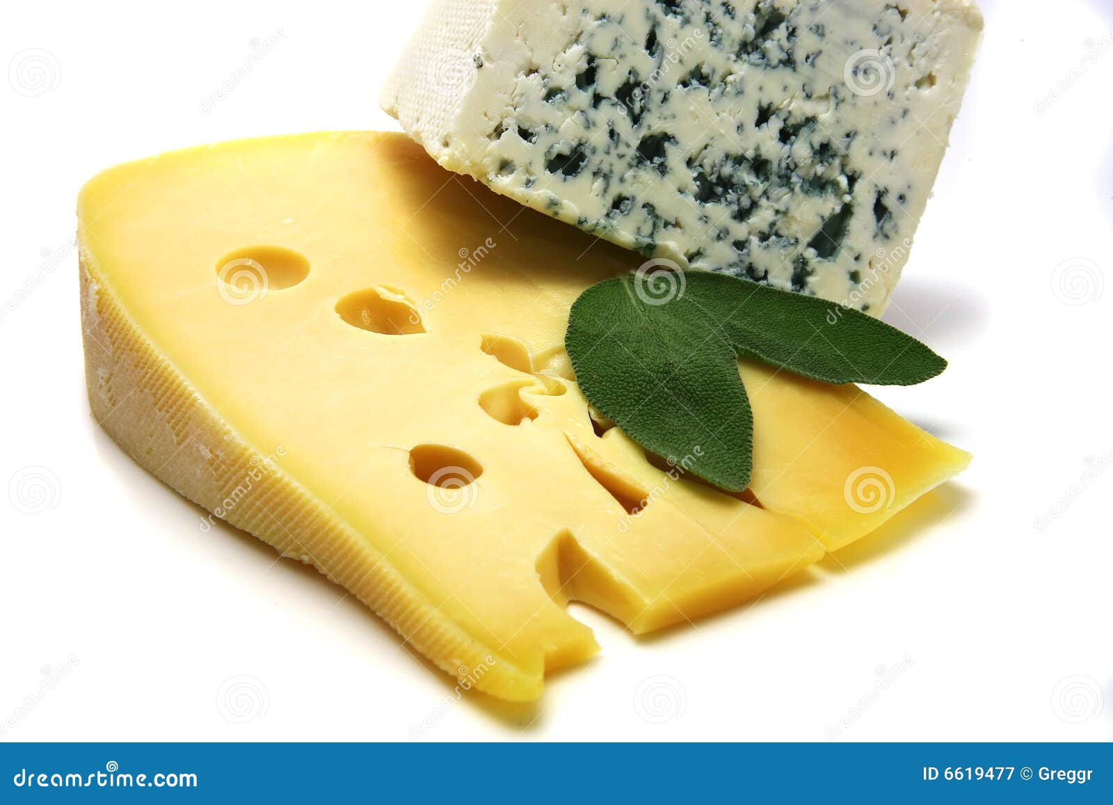 Gruyere Cheese and Roquefort Isolated Stock Image Image of dairy