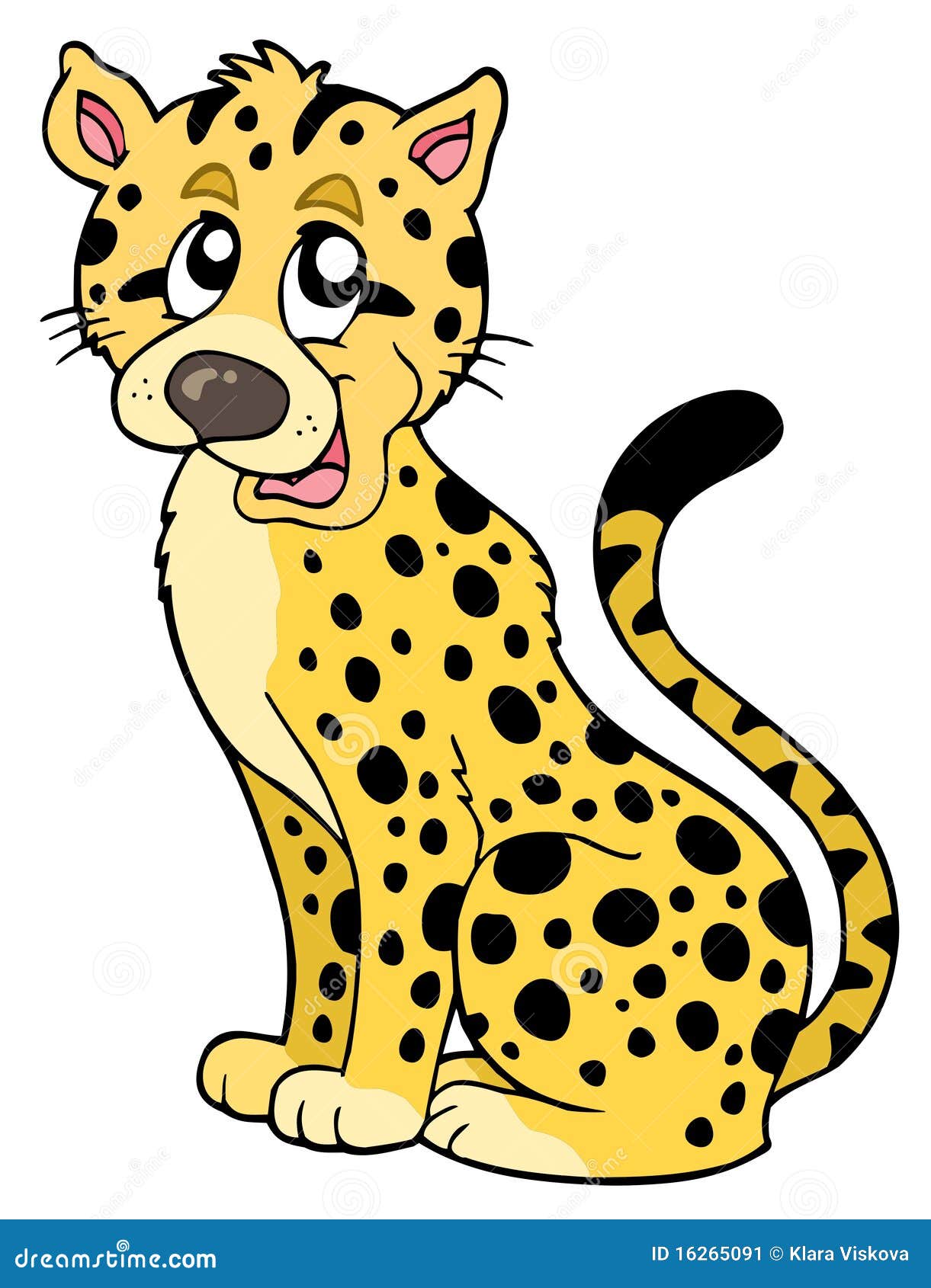 image stock guépard de dessin animé image