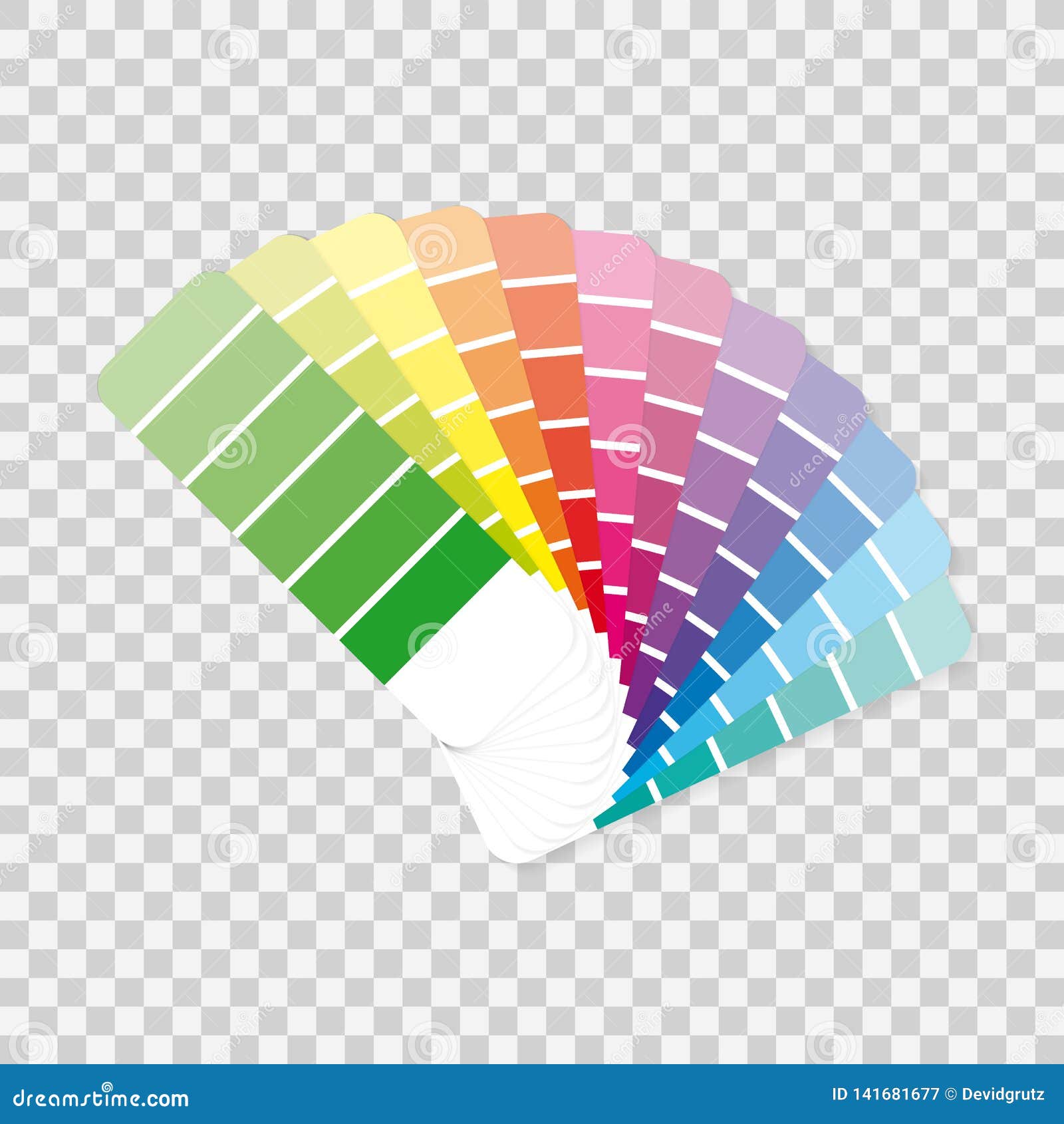 Guía De La Paleta De Colores En Fondo Gris Ilustración Del Vector  Ilustración del Vector - Ilustración de fondo, color: 141681677