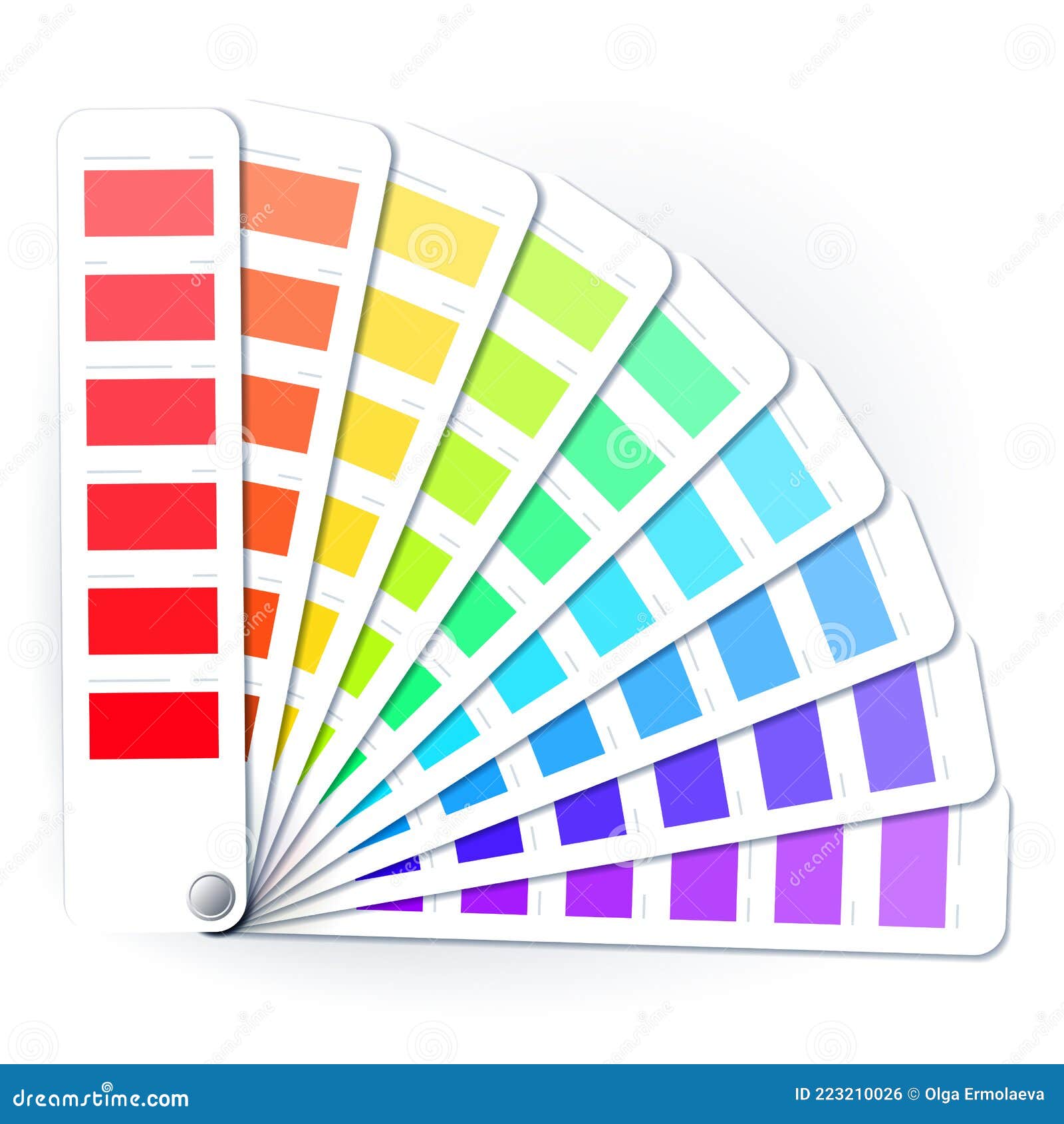 Votación Mejor patio Guía de paleta de colores ilustración del vector. Ilustración de variedad -  223210026