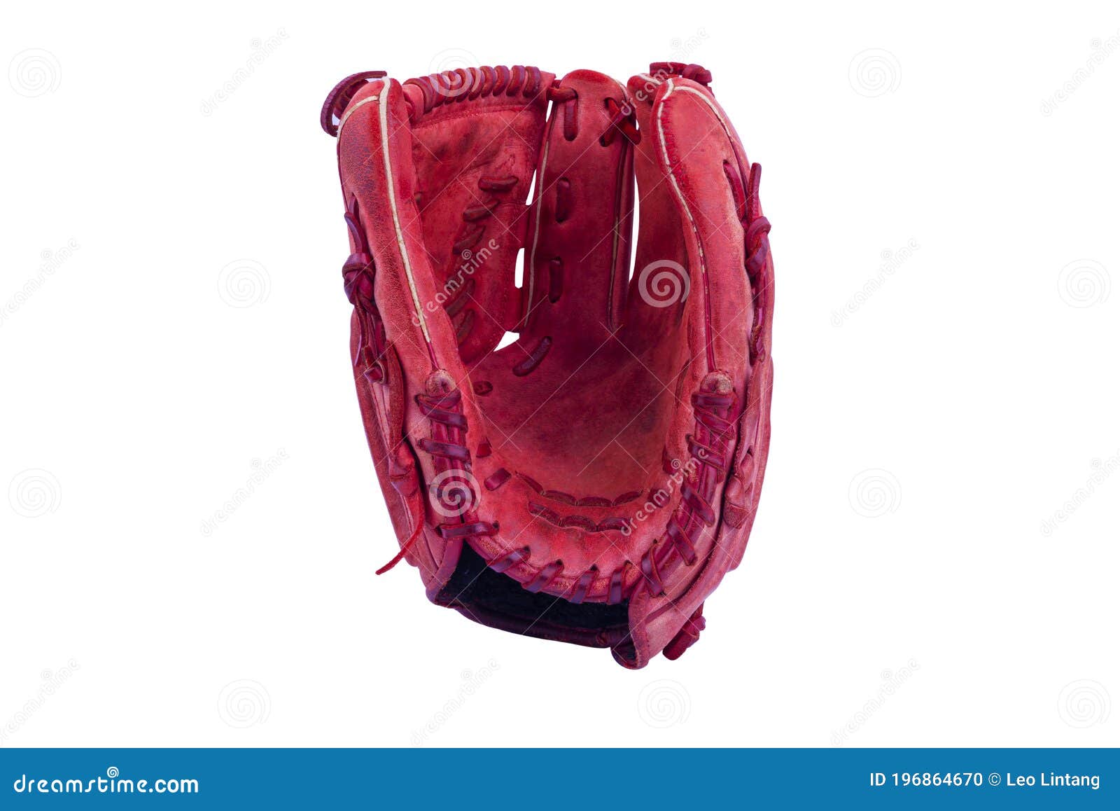 Aislado guante de béisbol