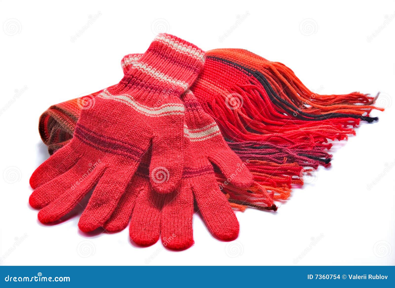 bufanda y guantes mujer