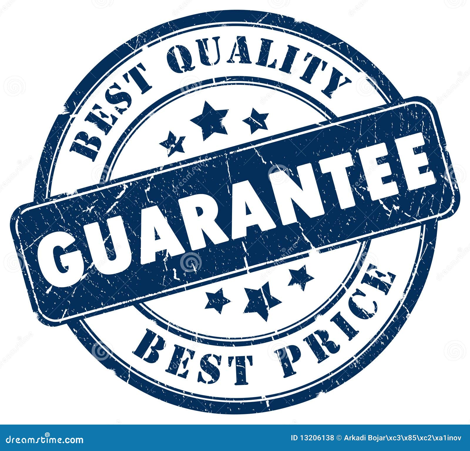 Guarantee stamp stock illustration. Illustration of assurance 13206138