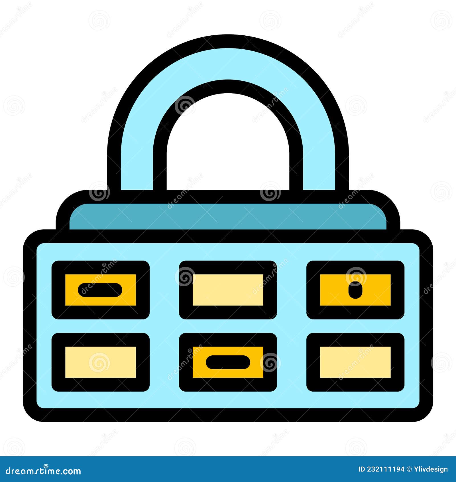guard cipher icon color outline 