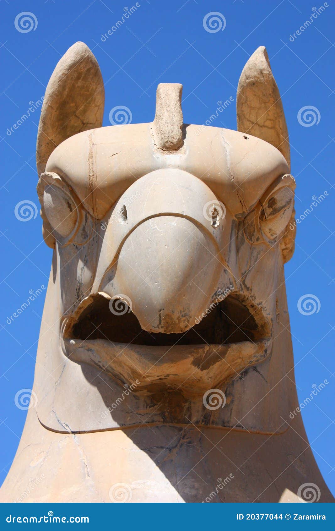 Guard-figure in Persepolis stock photo. Image of city - 20377044