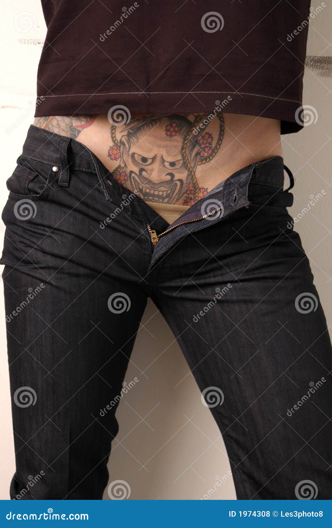 Guardian of his crotch editorial stock photo. Image of tattoo - 1974308