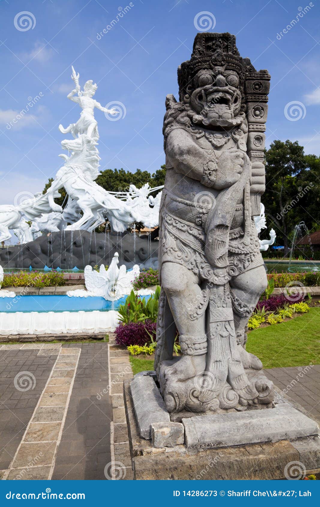 Satria Gatotkaca Statue, Bali Stock Image | CartoonDealer.com #30264565