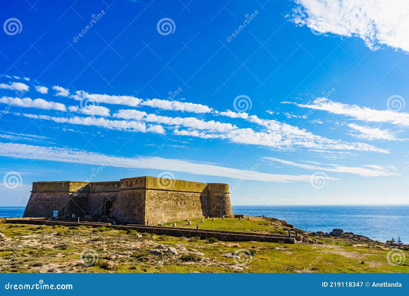 guardias viejas castle, almeria spain