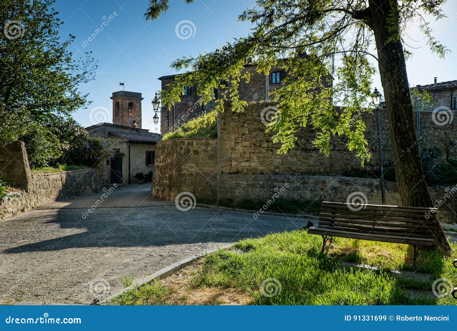 guardistallo, pisa, italy - historic tuscany hamlet