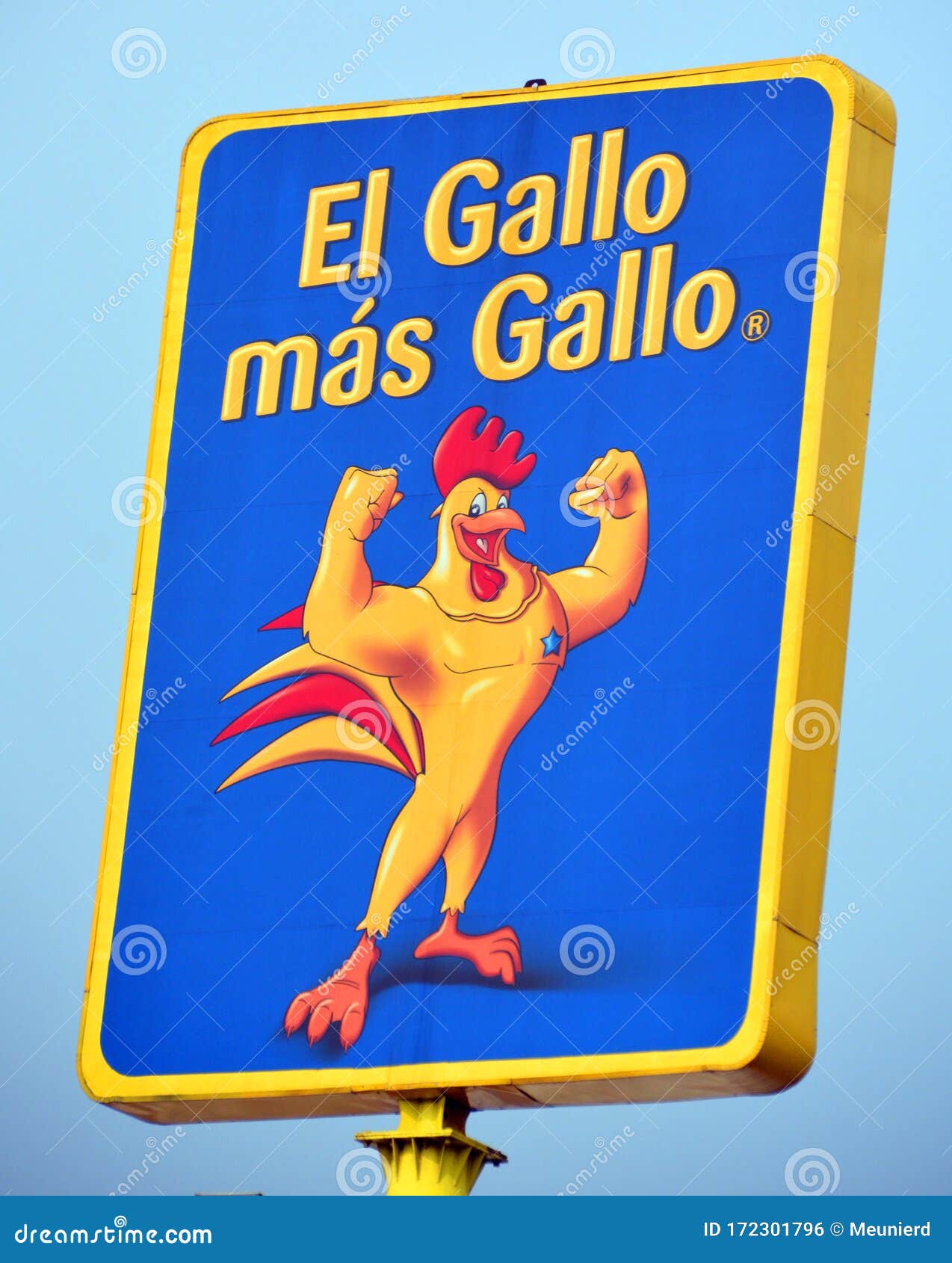 El Gallo Mas Gallo Electronic Sign, Editorial Photo - Image of audio,  chicken: 172301796