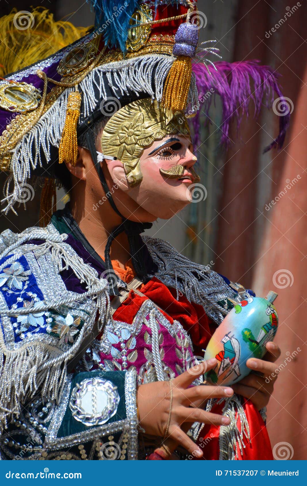 Guatemalan Fiesta Masked Dancers Editorial Photography Image Of Happy 