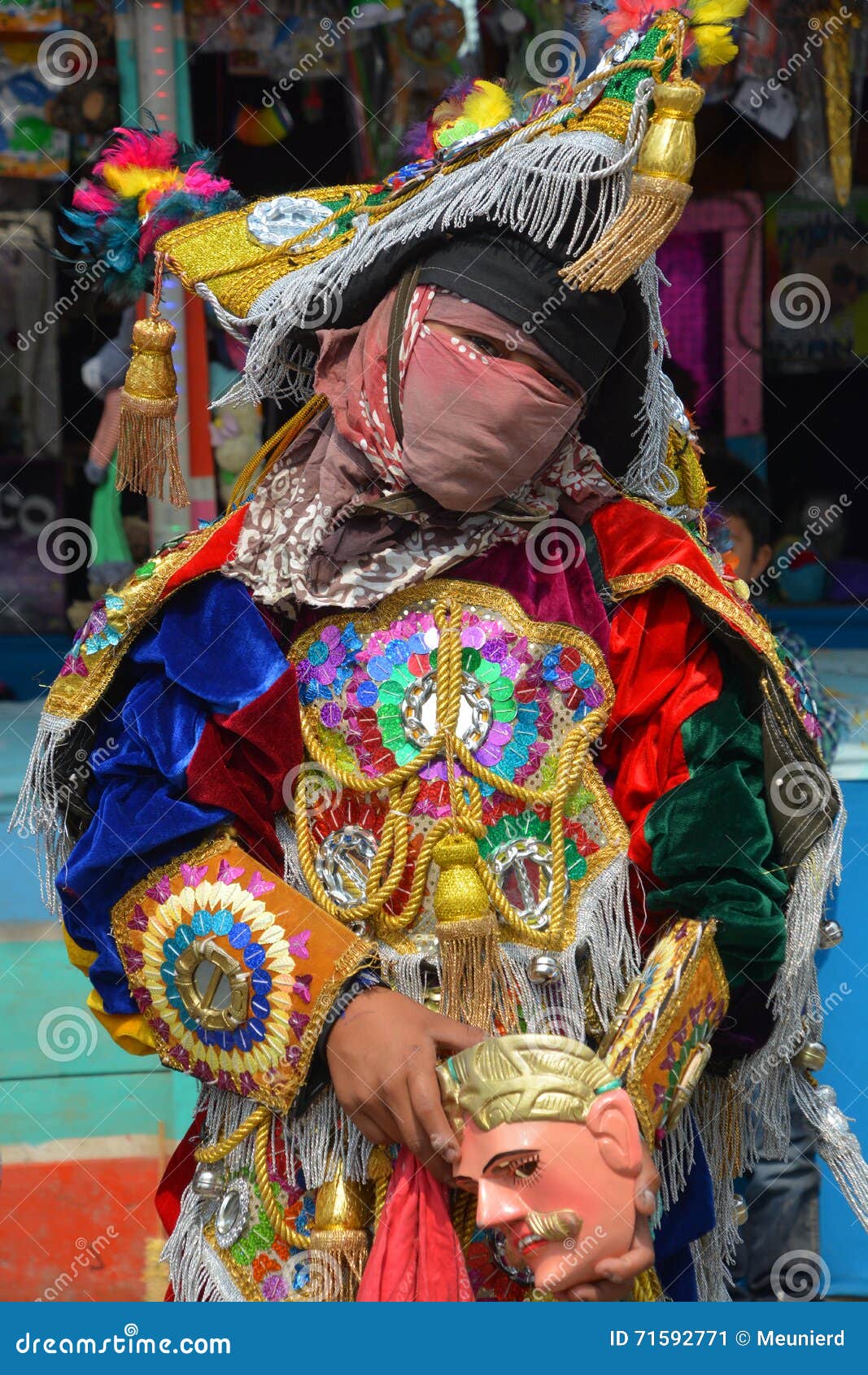 Guatemalan Fiesta Masked Dancers Editorial Photo Image Of Central 