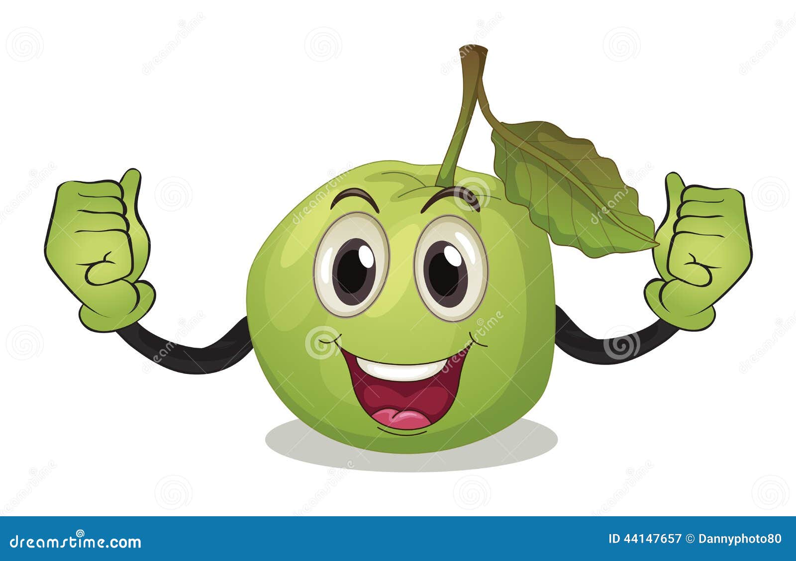 Guava stock vector. Illustration of green, organic, happy - 44147657