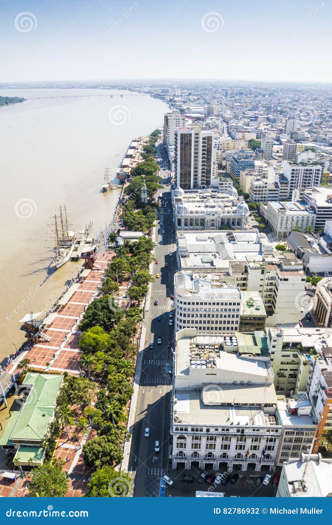 guayaquil city view from above