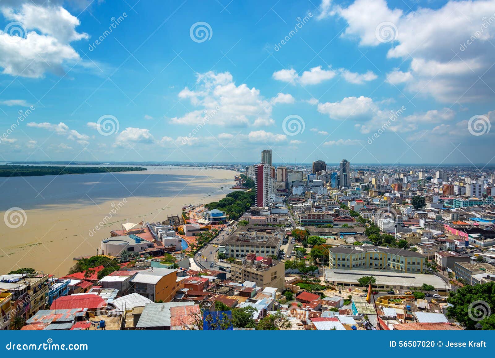 guayaquil, ecuador cityscape