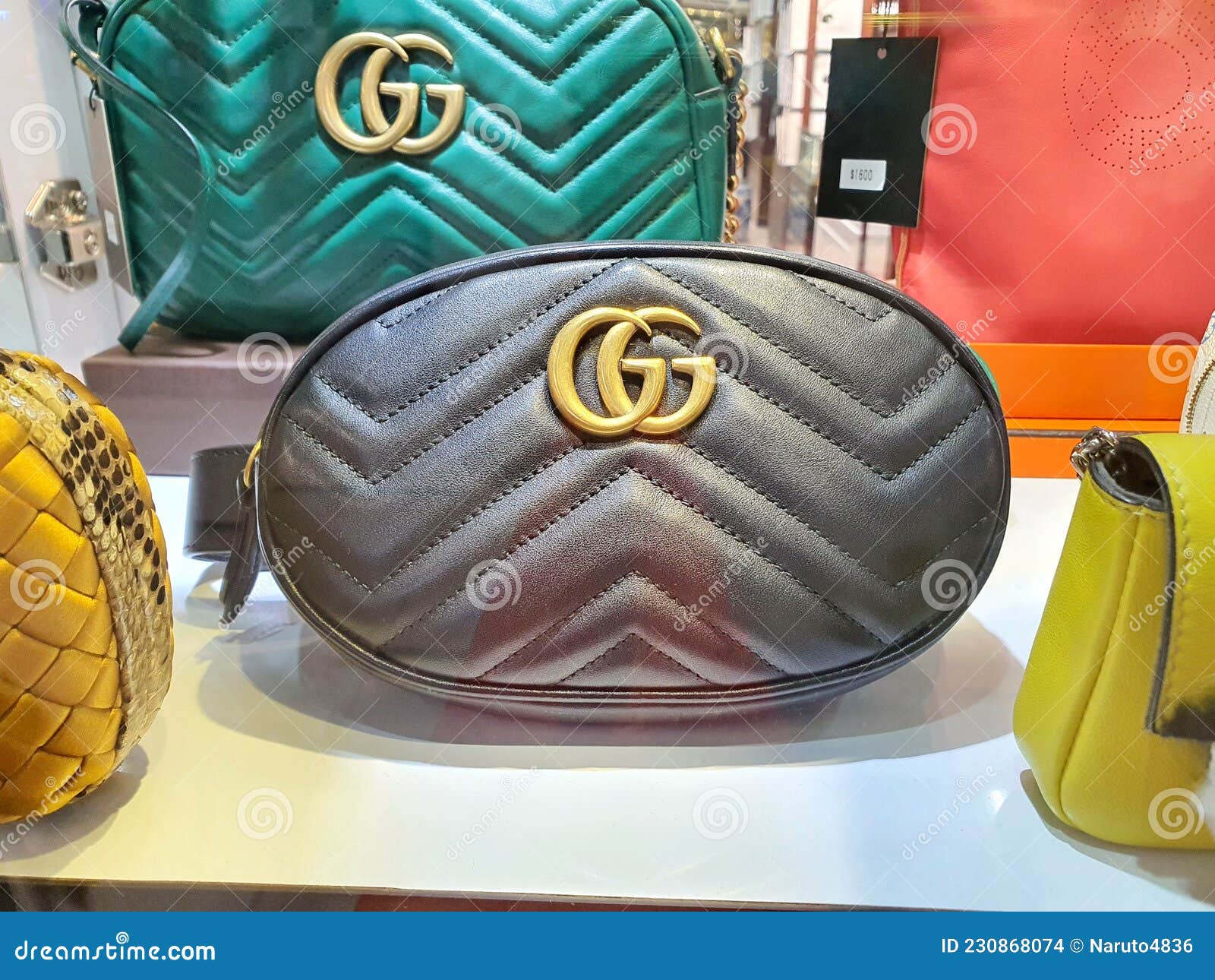 Gucci Bags at Window Display Editorial Stock Image - Image of shopping,  store: 230868074