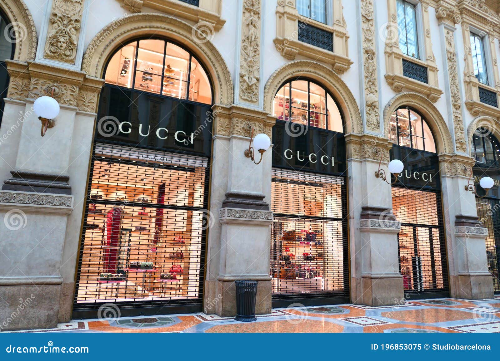 Gucci Boutique In Galleria Vittorio 