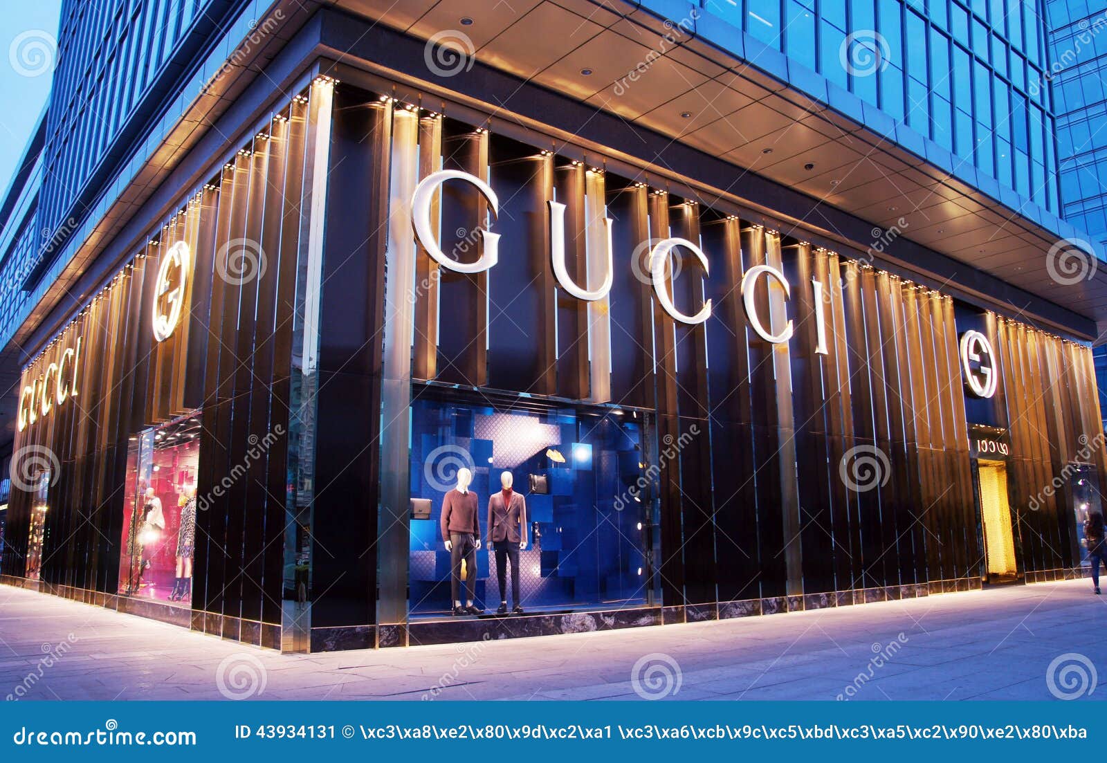 Gucci Fashion Store in China Editorial Photo Image of shops, hanger: 43934131