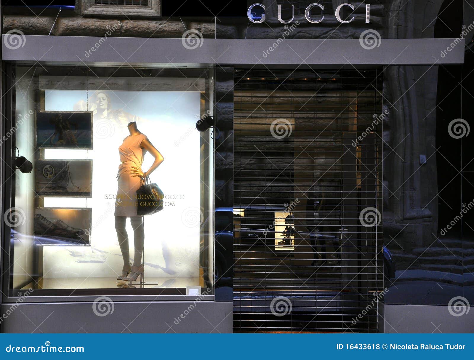 Gucci High Fashion Store In Florence, Italy Editorial Stock Photo - Image of display, brand ...