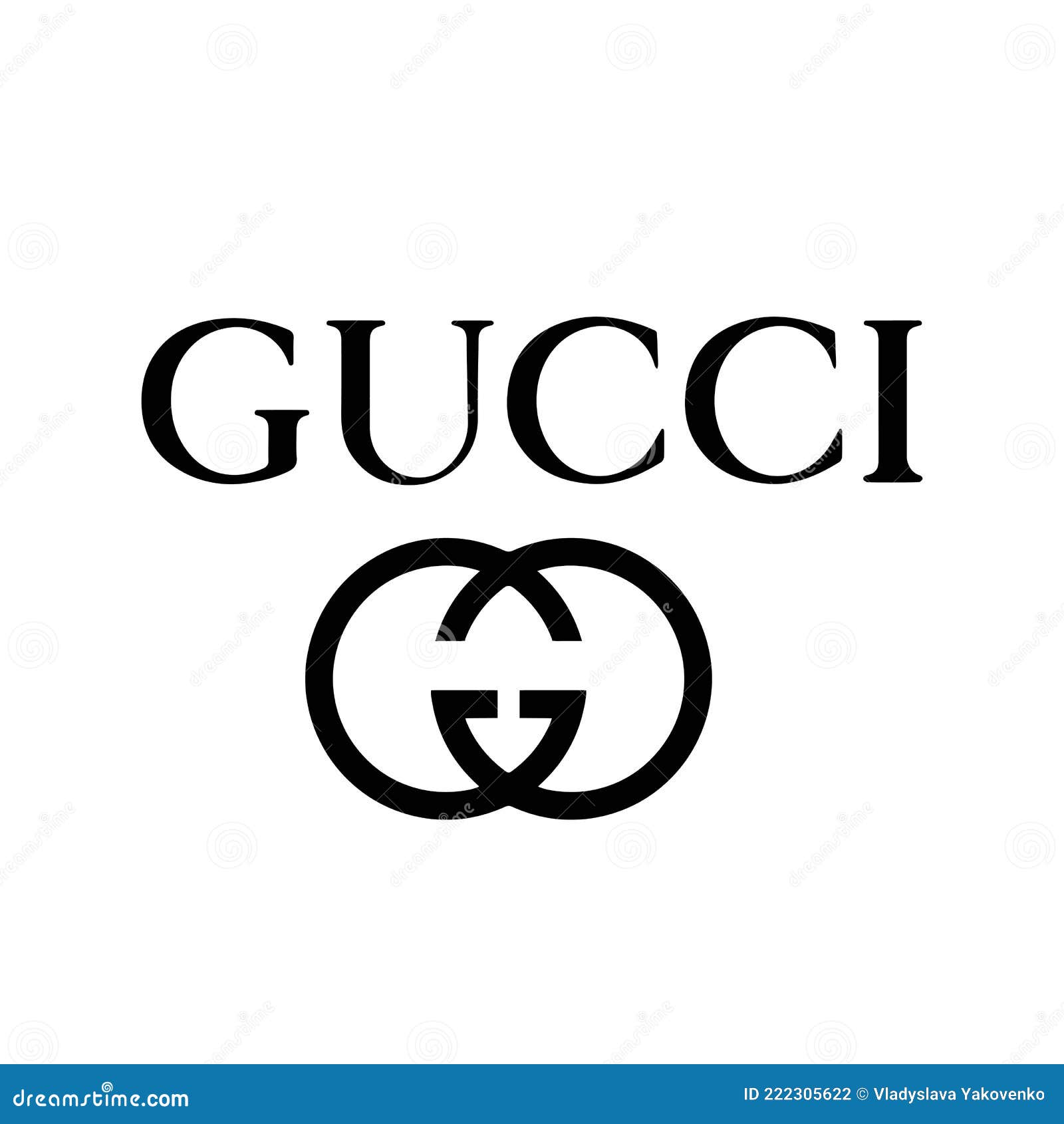 Gucci. Logo Popular Clothing Brand. GUCCI Famous Emblem. Vector, Icon  Editorial Photography - Illustration of apparel, company: 222305622