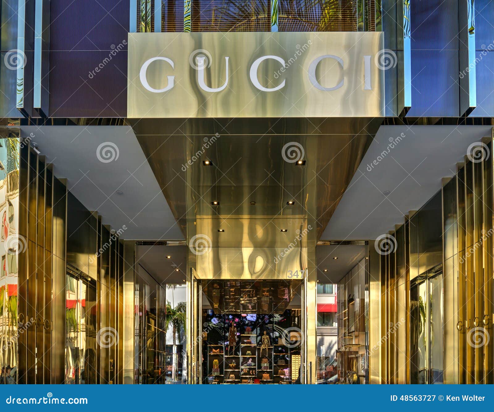 Gucci Retail Store Exterior Editorial Photography - Image: 48563727
