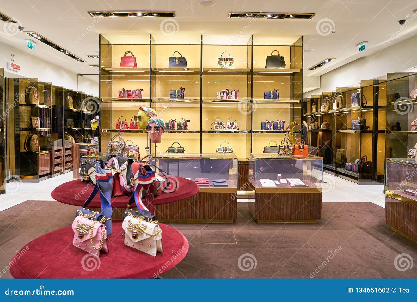 Gucci editorial photography. Image of goods, shop, purse - 134651602