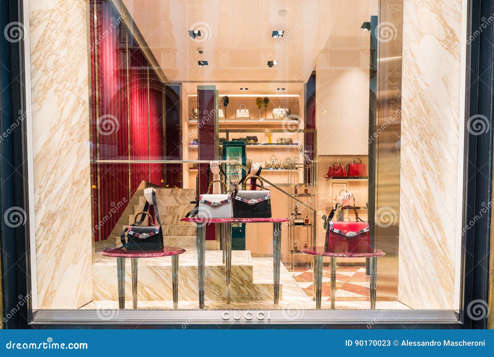 Gucci Shop At The Gallery Vittorio Emanuele II Piazza Duomo In Milan Center, Italy Editorial ...