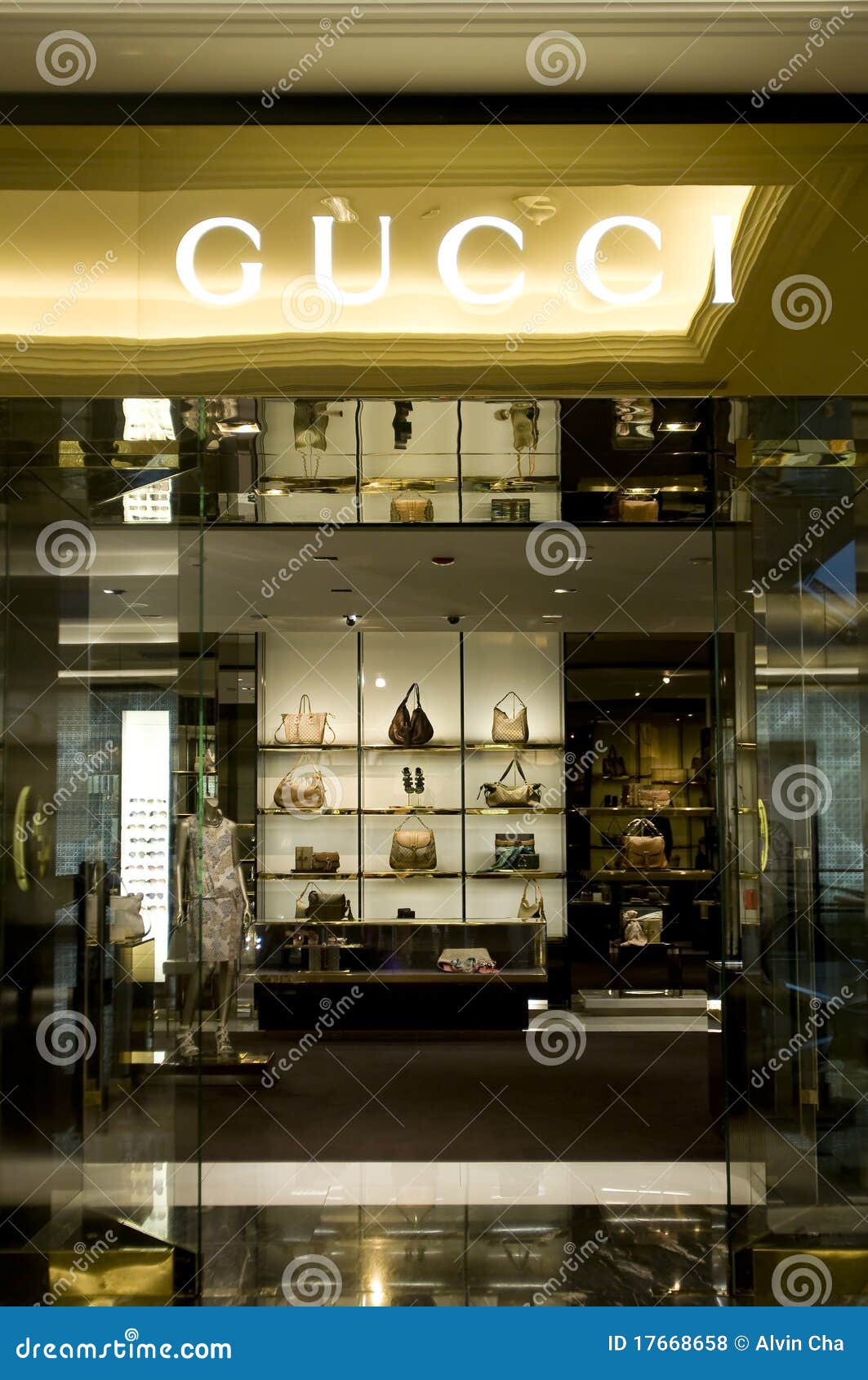 Gucci Shop In The Mall Of The Emirates Editorial Stock Photo - Image: 17668658