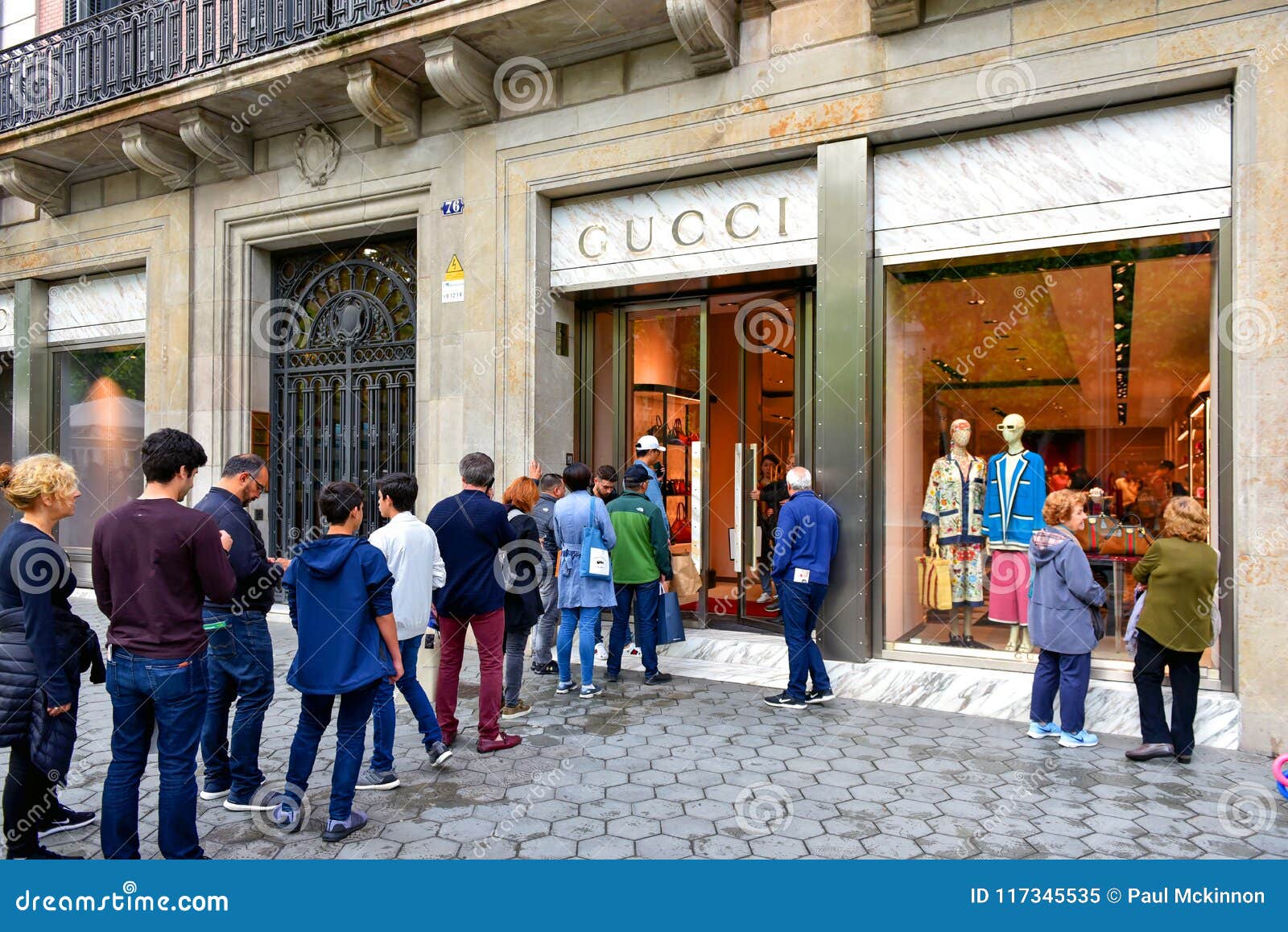 Store in Barcelona, Spain Image - of apparel, display: 117345535