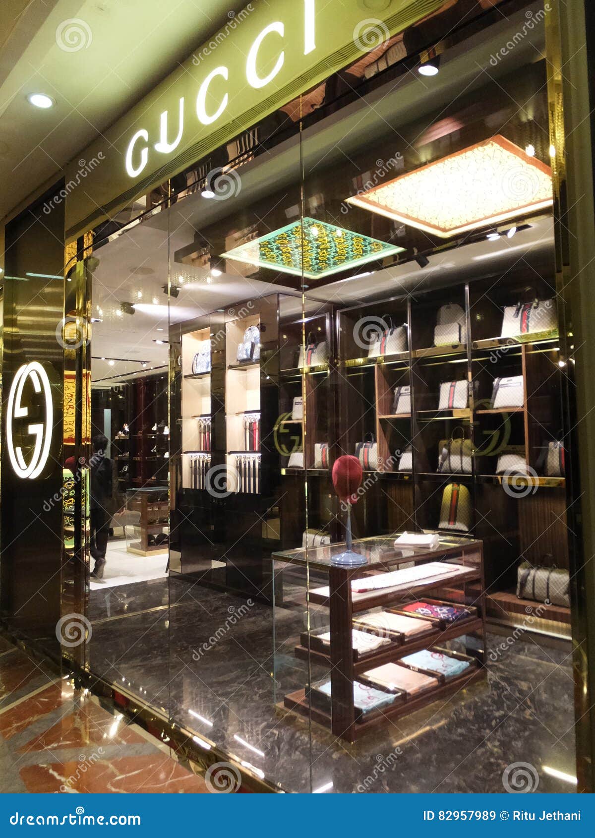 Gucci Store At The High Street Phoenix Mall In Mumbai Editorial Stock Image - Image of high ...