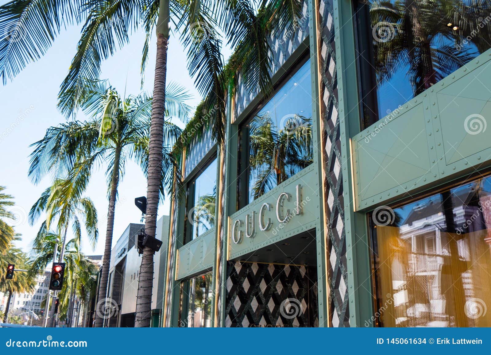 Gucci Store at Rodeo Drive in Beverly Hills - CALIFORNIA, USA - MARCH 18, 2019 Editorial Stock Image Image of pedestrian, destination: 145061634