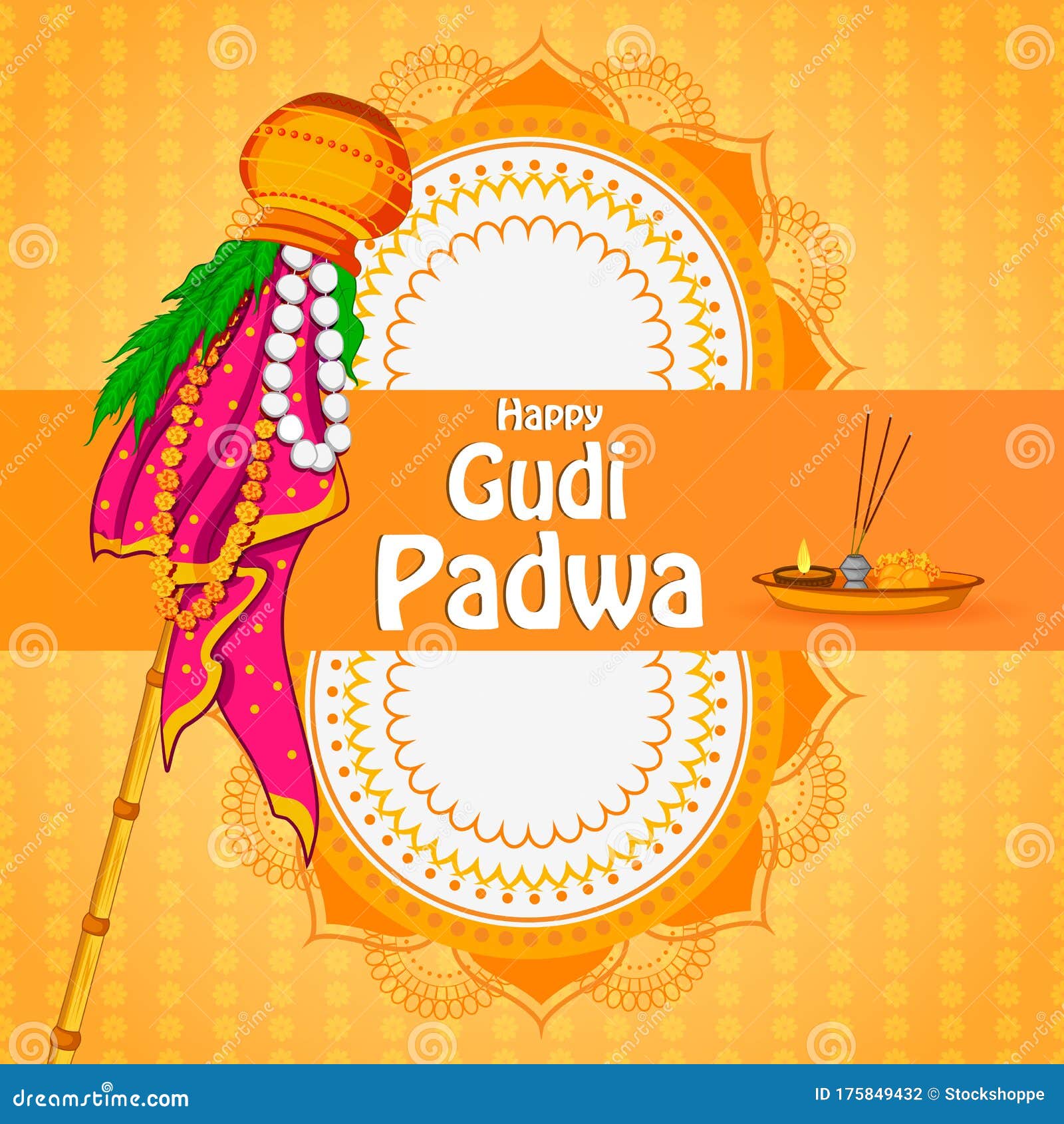 gudi padwa holiday religious festival background of maharashtra india
