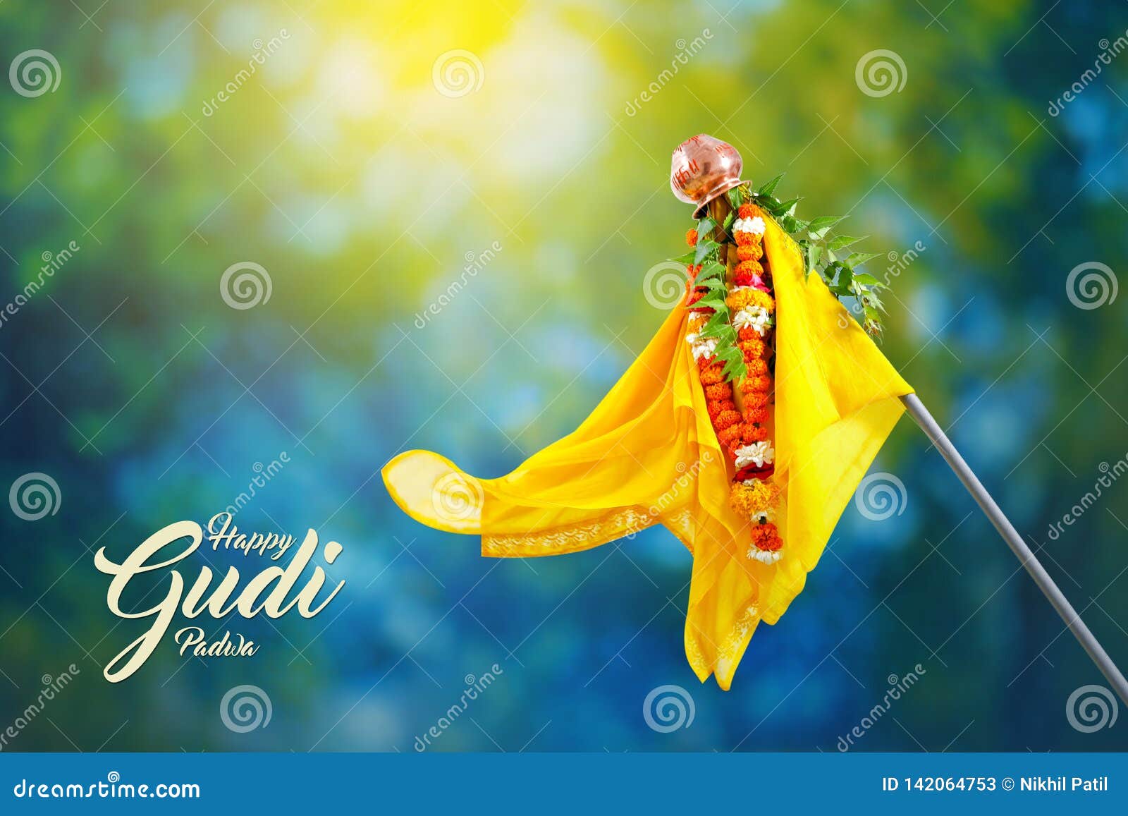 2022 Gudi Padwa Banner Background Hd Images Photos In Marathi For Editing