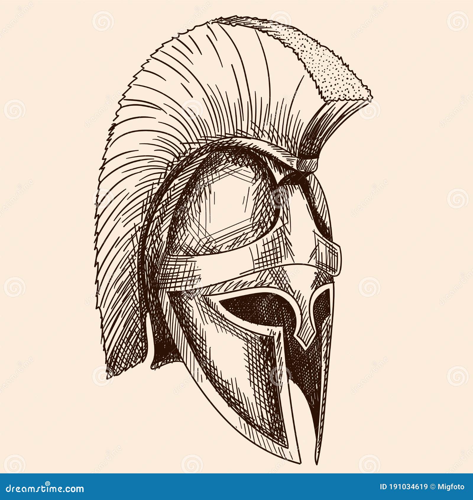 Guerrero Del Imperio Romano. Ilustración del Vector - Ilustración de  general, meandro: 191034619